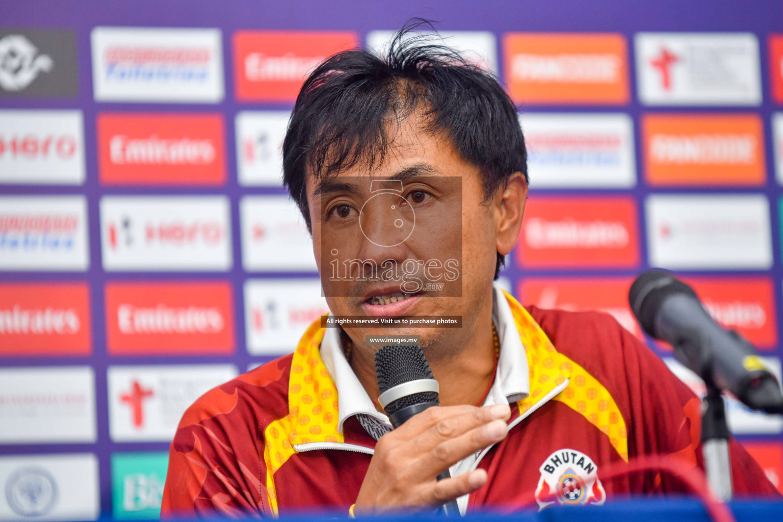 Bhutan vs Lebanon in SAFF Championship 2023 held in Sree Kanteerava Stadium, Bengaluru, India, on Sunday, 25th June 2023. Photos: Hassan Simah / images.mv