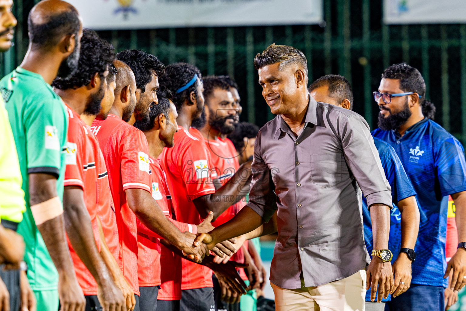 Ifhaams vs J Kovi Goani in Day 1 of Laamehi Dhiggaru Ekuveri Futsal Challenge 2025 was held on Thursday, 24th July 2025, at Dhiggaru Futsal Ground, Dhiggaru, Maldives Photos: Nausham Waheed / images.mv