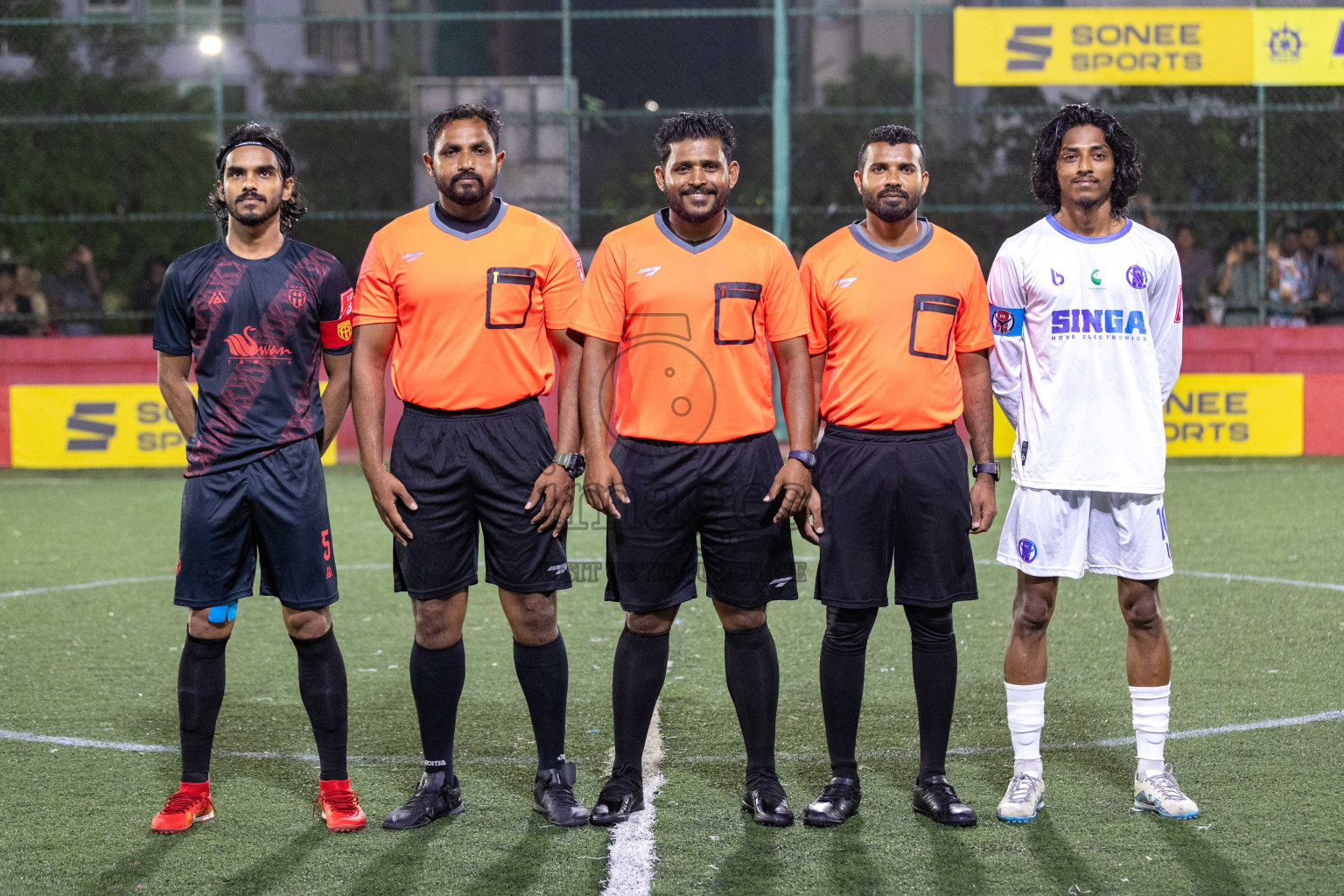 HA. Ihavandhoo vs HA. Muraidhoo in Day 1 of Golden Futsal Challenge 2024 was held on Monday, 15th January 2024, in Hulhumale', Maldives Photos: Nausham Waheed  / images.mv