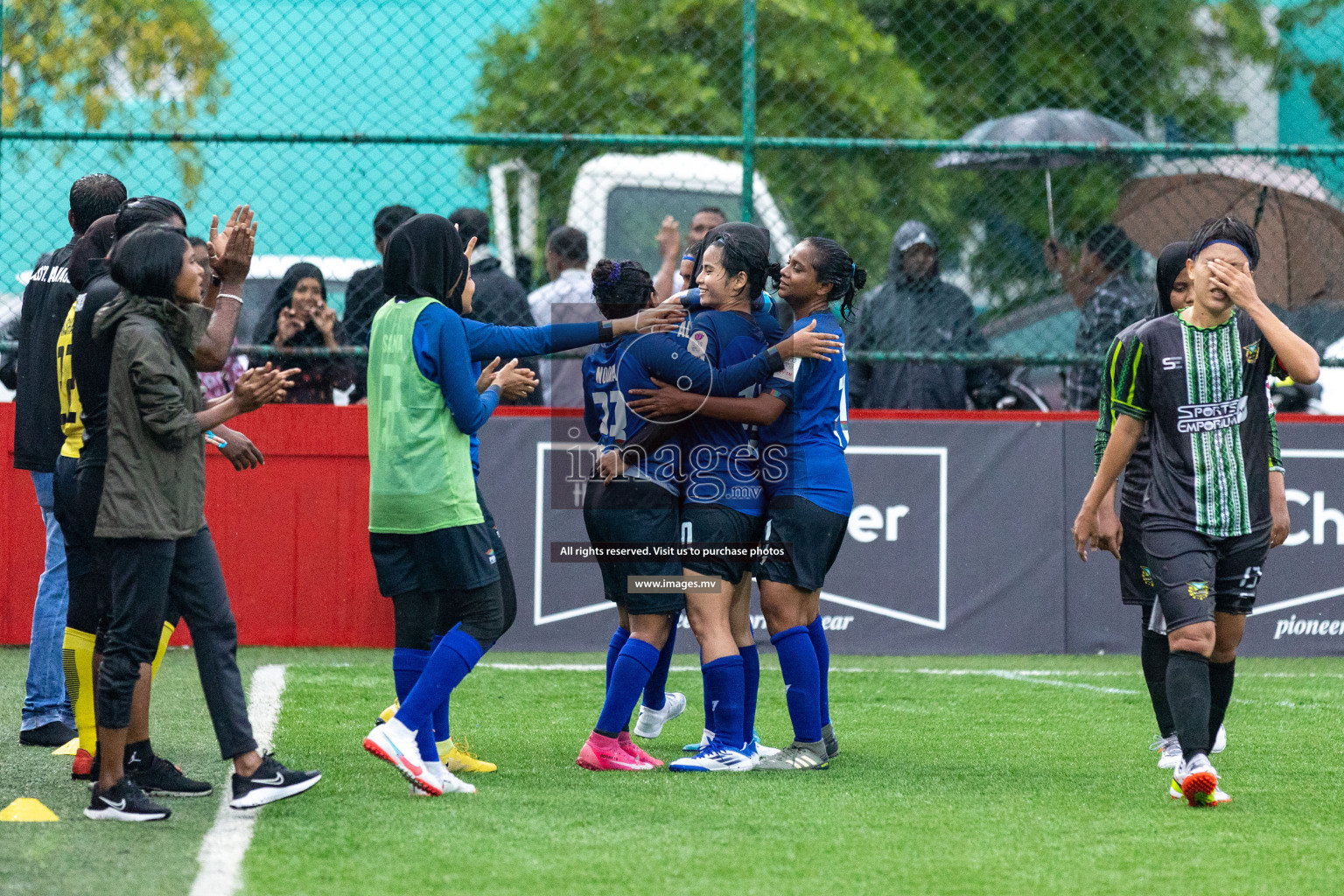 WAMCO vs Team Fenaka in Eighteen Thirty Women's Futsal Fiesta 2022 was held in Hulhumale', Maldives on Friday, 14th October 2022. Photos: Hassan Simah / images.mv