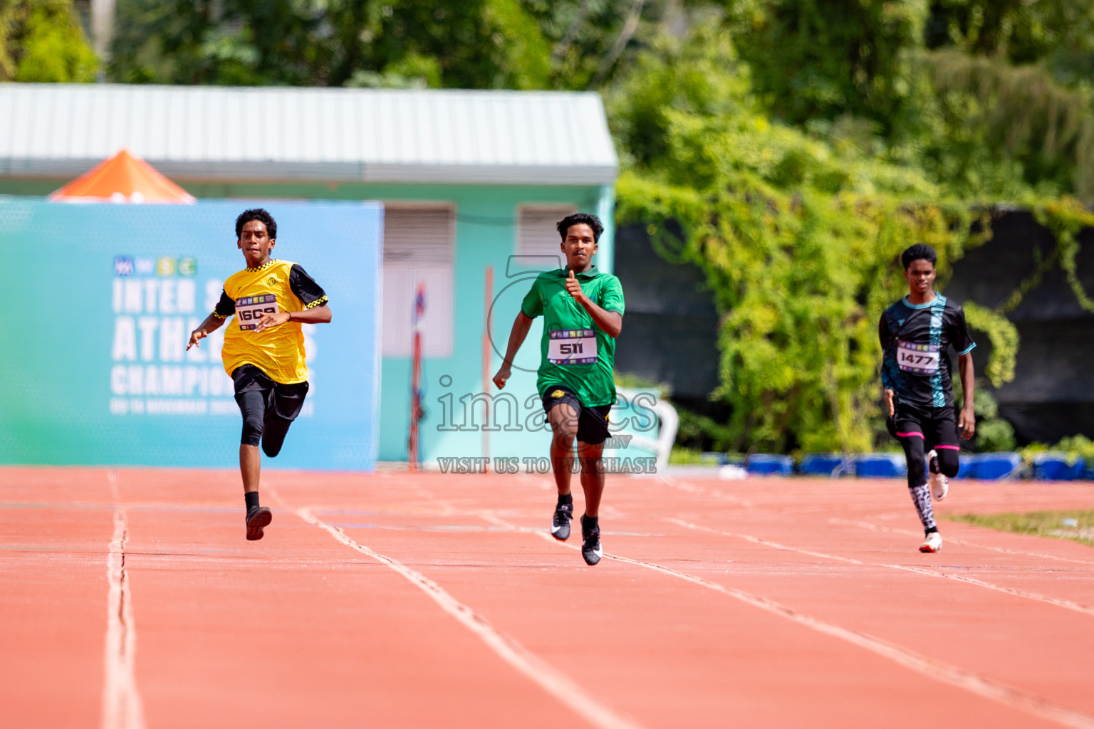 Day 3 of MWSC Interschool Athletics Championships 2024 held in Hulhumale Running Track, Hulhumale, Maldives on Monday, 11th November 2024. 
Photos by: Hassan Simah / Images.mv