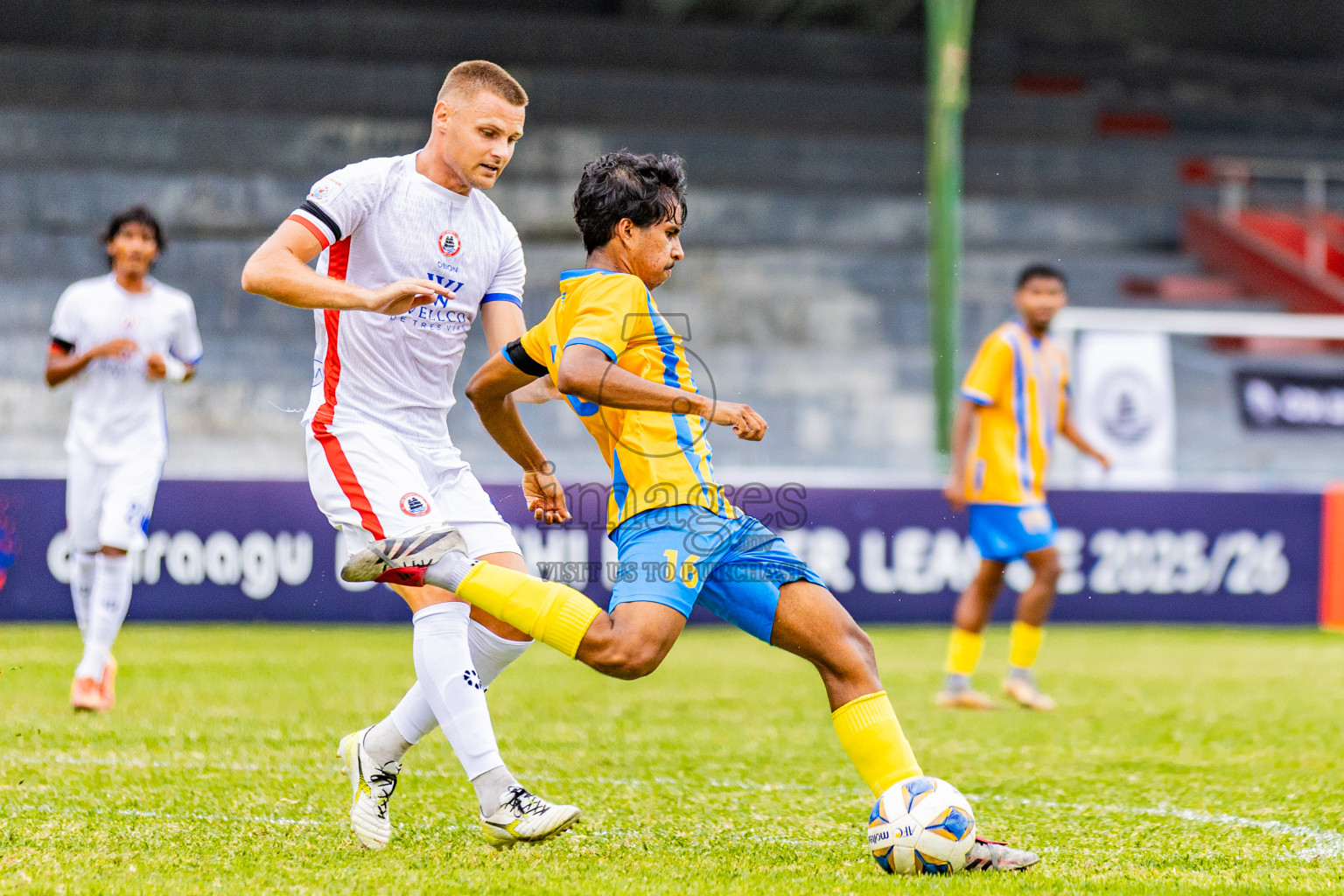 Club Valencia vs Odi Sports Club in Dhivehi Premier League 2025/26 held in National Football Stadium, Male', Maldives on Friday, 26th September 2025. Photos: Areef Adam / Images.mv