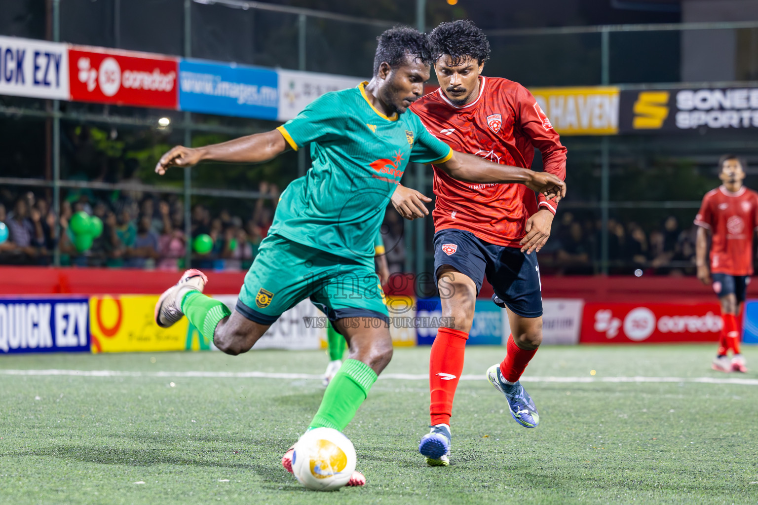 ADh Omadhoo vs ADh Mahibadhoo in Alifu Dhaalu Atoll Final on Day 23 of Golden Futsal Challenge 2025 was held on Monday , 27th January 2025, in Hulhumale', Maldives.
Photos: Ismail Thoriq / images.mv