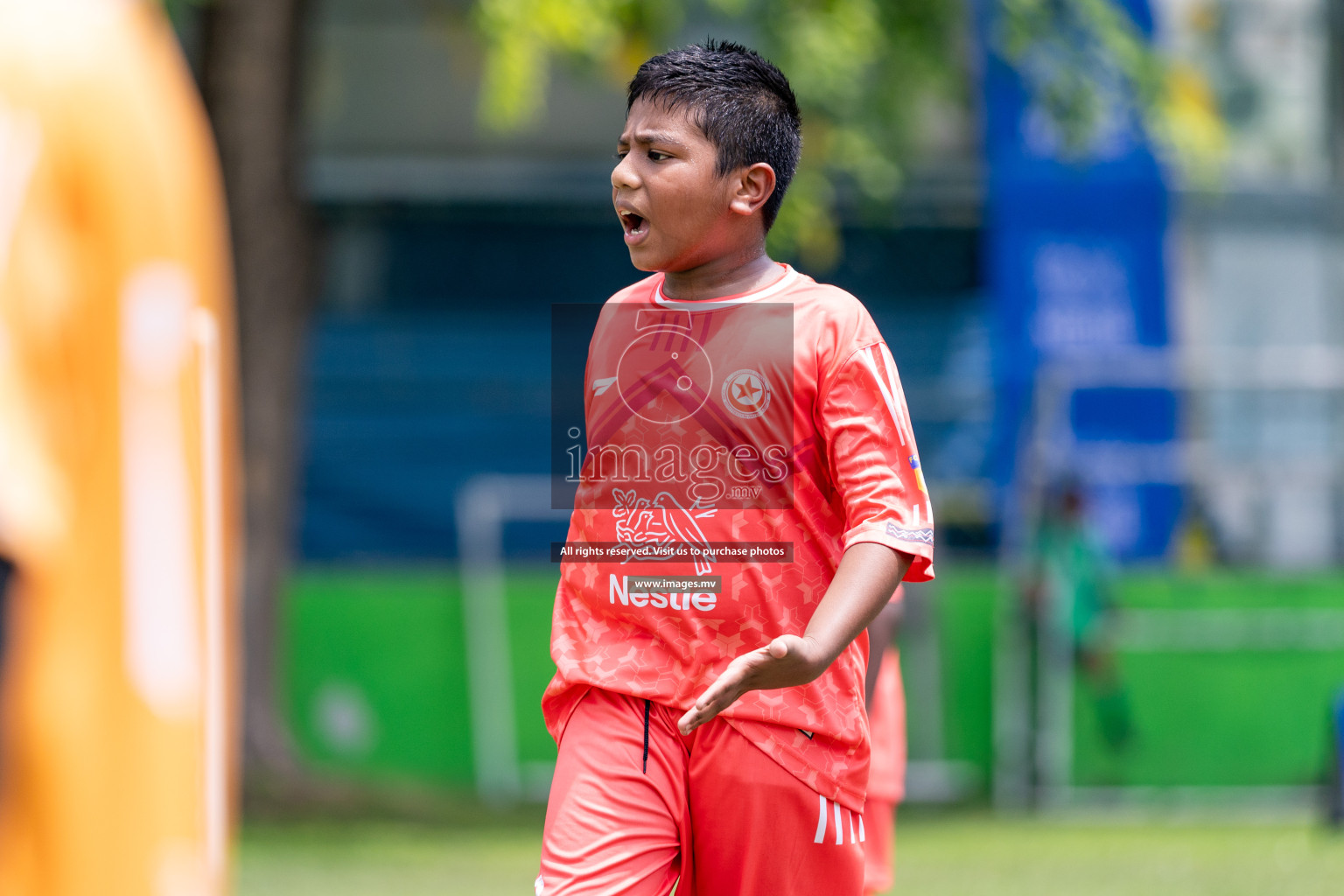 Day 1 of Milo kids football fiesta, held in Henveyru Football Stadium, Male', Maldives on Wednesday, 11th October 2023 Photos: Nausham Waheed/ Images.mv