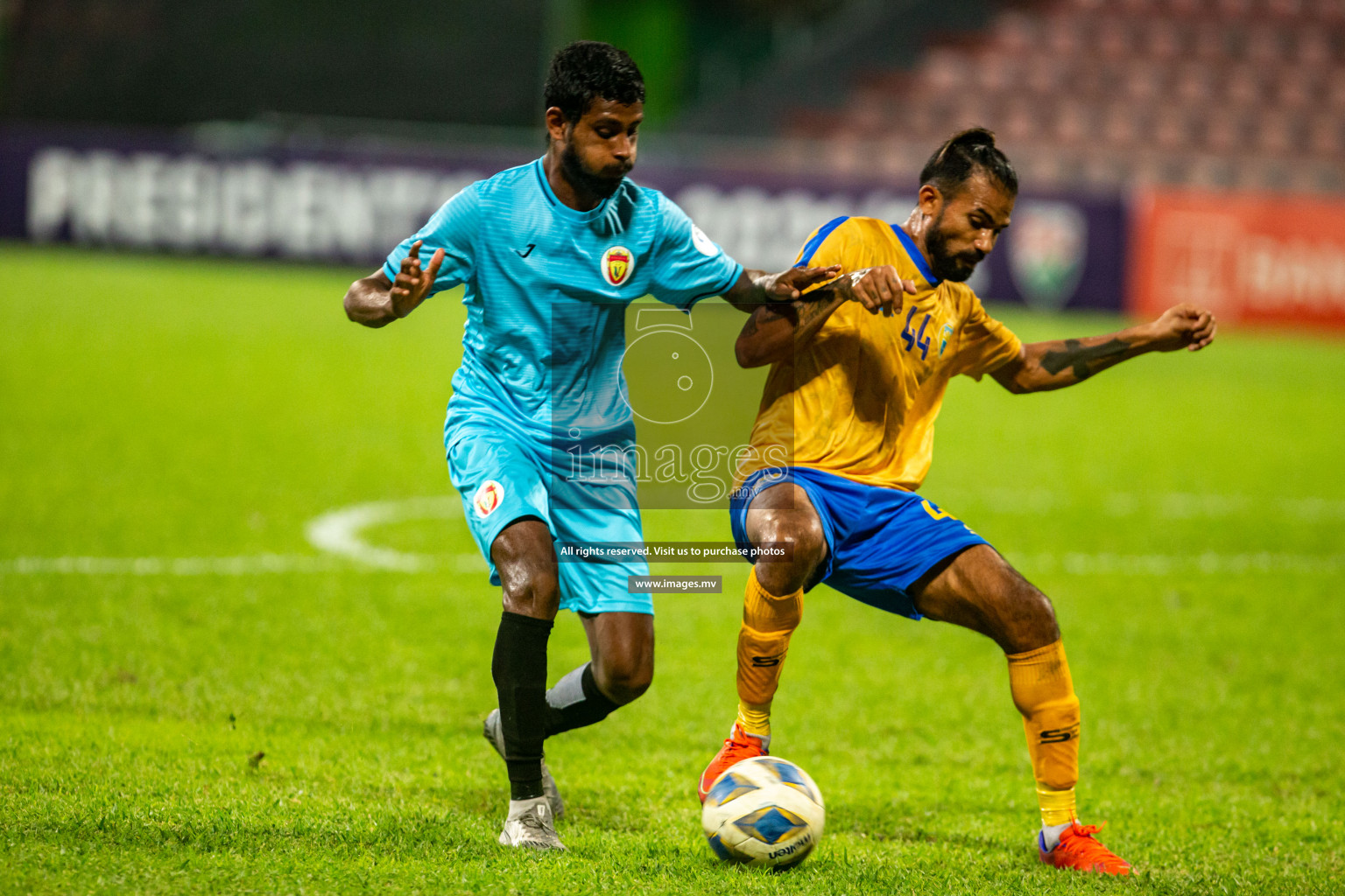 Club Valencia vs United Victory in the President's Cup 2021/2022 held in Male', Maldives on 19 December 2021