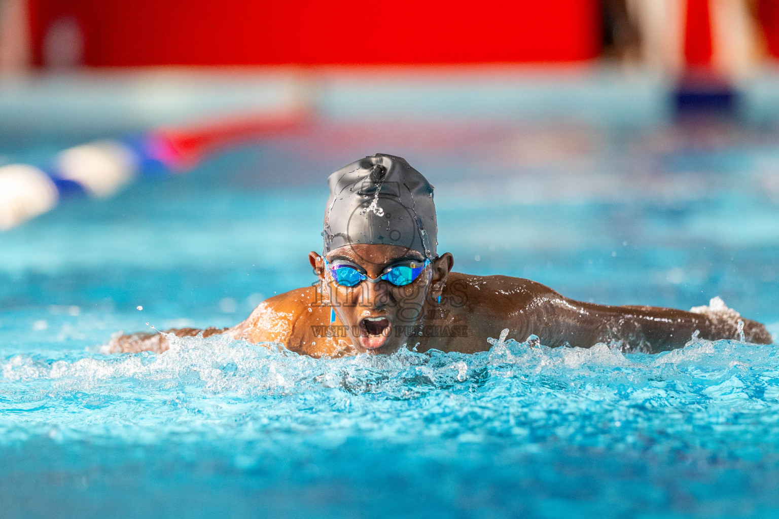 Day 1 of 20th Inter-school Swimming Competition 2024 held in Hulhumale', Maldives on Saturday, 12th October 2024. Photos: Ismail Thoriq / images.mv