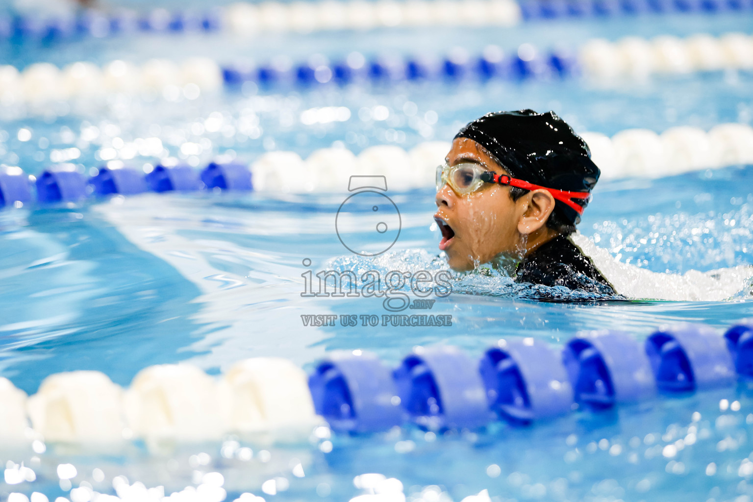 Day 1 of BML 6th National Kids Swimming Kids Festival 2025 held in Hulhumale', Maldives on Monday, 3rd November 2024. Photos: Hassan Simah / images.mv