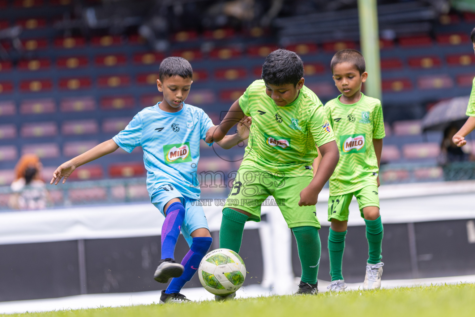 Day 2 of MILO Kids Football Fiesta was held at National Stadium in Male', Maldives on Saturday, 24th February 2024.