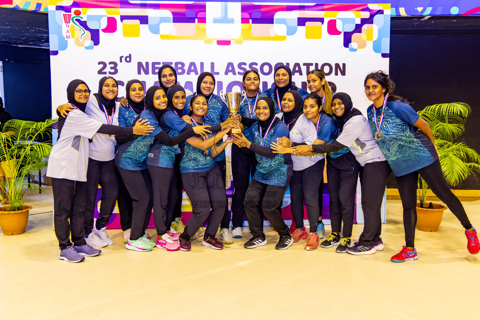 Final of 23rd Netball Association Championship was held in Social Canter at Male', Maldives on Sunday, 5th May 2024. Photos: Nausham Waheed / images.mv