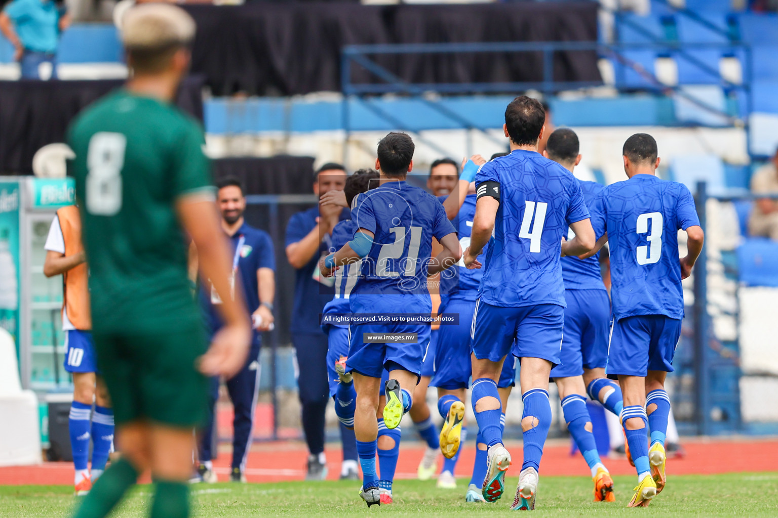 Pakistan vs Kuwait in SAFF Championship 2023 held in Sree Kanteerava Stadium, Bengaluru, India, on Saturday, 24th June 2023. Photos: Nausham Waheed, Hassan Simah / images.mv