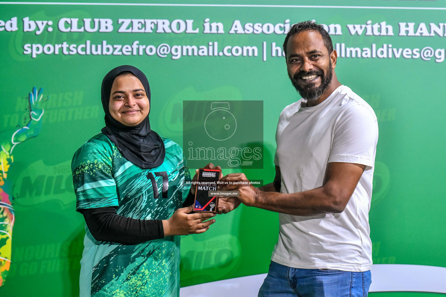 Day 9 of Milo 6th Inter Office Handball Tournament 2022 - Photos by Nausham Waheed