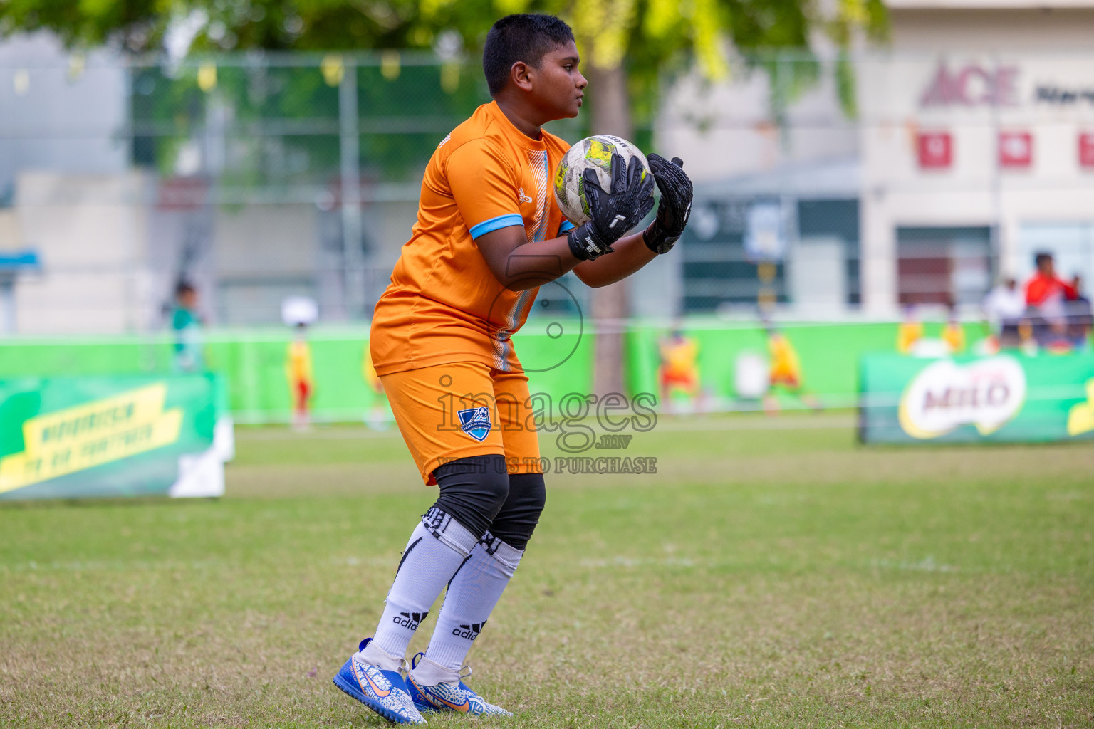 Day 1 of MILO Academy Championship 2024 - U12 was held at Henveiru Grounds in Male', Maldives on Thursday, 4th July 2024. Photos: Shuu Abdul Sattar / images.mv