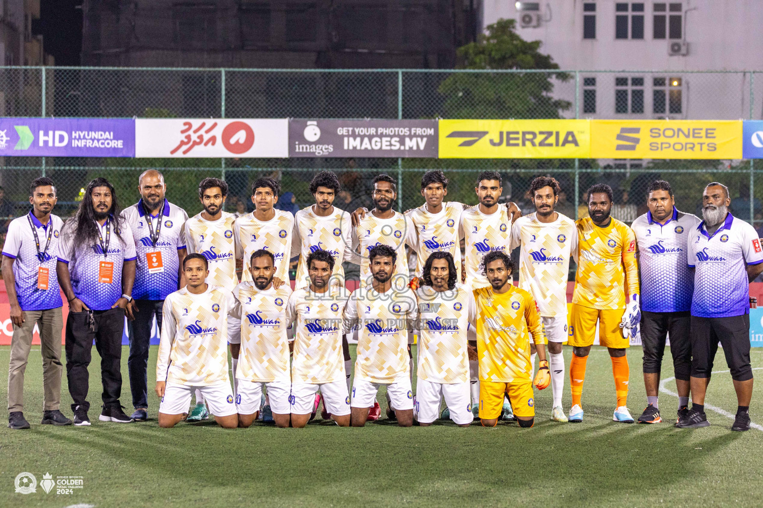 HA Kelaa vs HA Baarah in Day 1 of Golden Futsal Challenge 2024 was held on Monday, 15th January 2024, in Hulhumale', Maldives Photos: Ismail Thoriq / images.mv