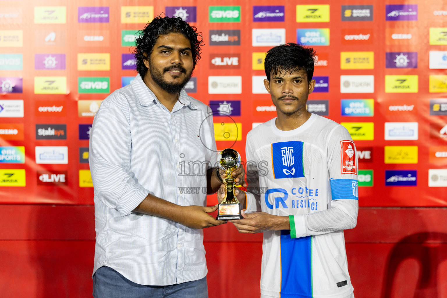 S. Hithadhoo VS S. Maradhoo in Day 7 of Golden Futsal Challenge 2025 was held on Saturday, 11th January 2025, in Hulhumale', Maldives Photos: Hassan Simah / images.mv