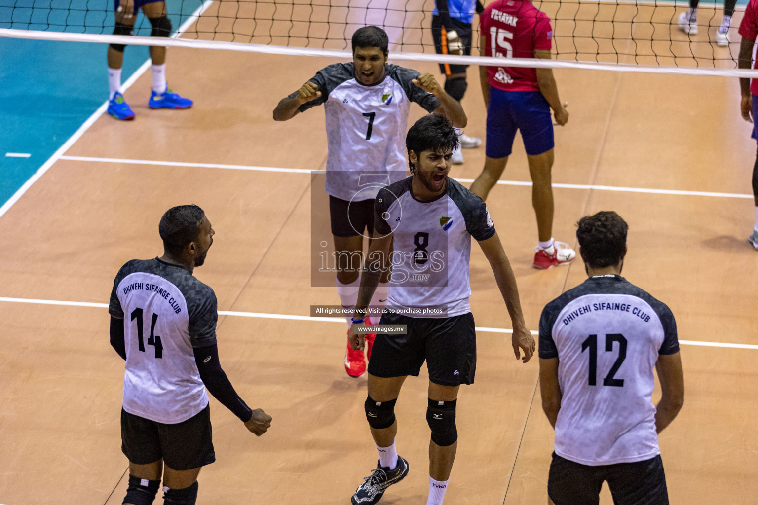 Sports Club City vs Dhivehi Sifainge Club in the Finals of National Volleyball Tournament 2022 on Thursday, 07th July 2022, held in Social Center, Male', Maldives