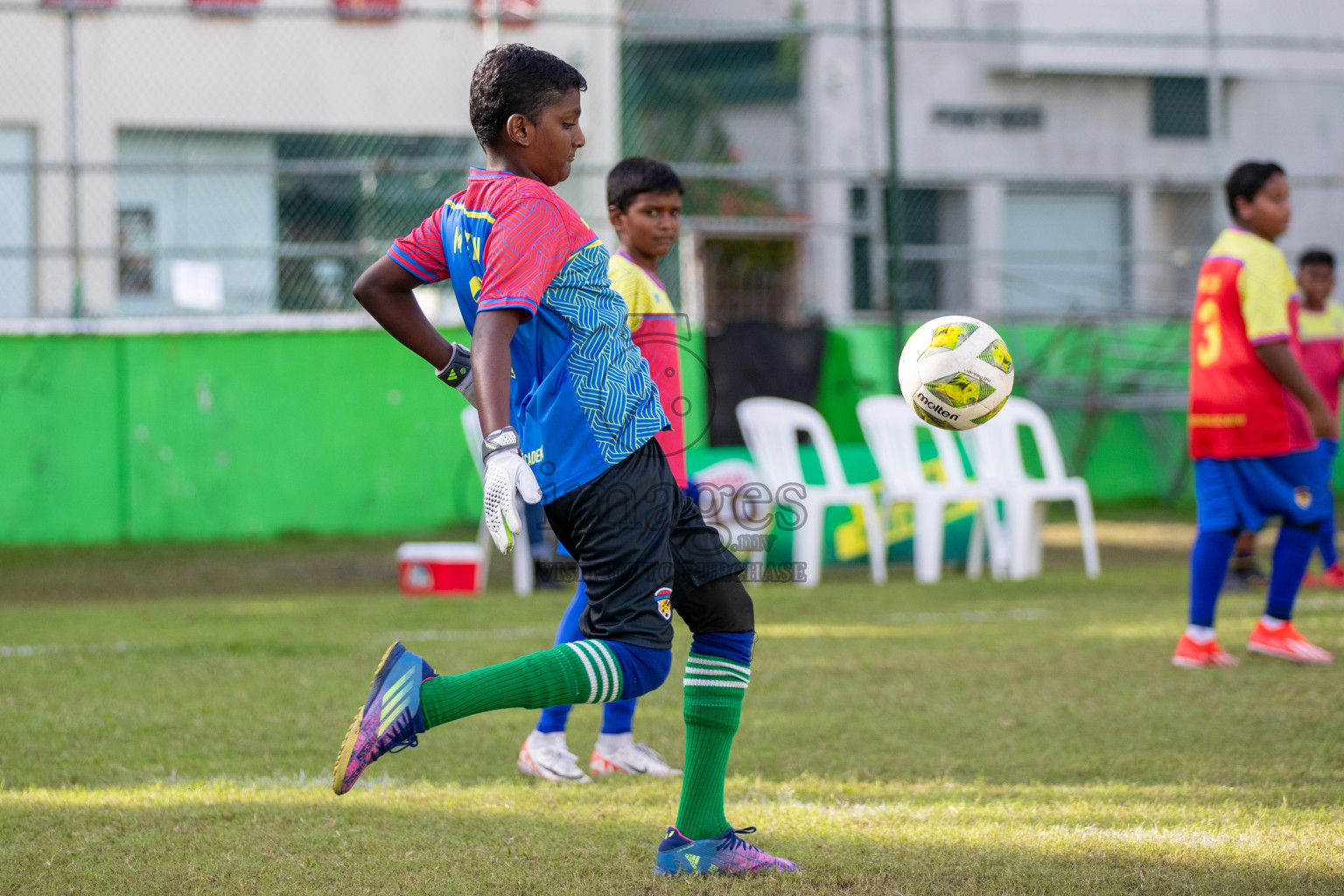 Day 3 of MILO Academy Championship 2024 - U12 was held at Henveiru Grounds in Male', Maldives on Saturday, 6th July 2024. Photos: Mohamed Mahfooz Moosa / images.mv