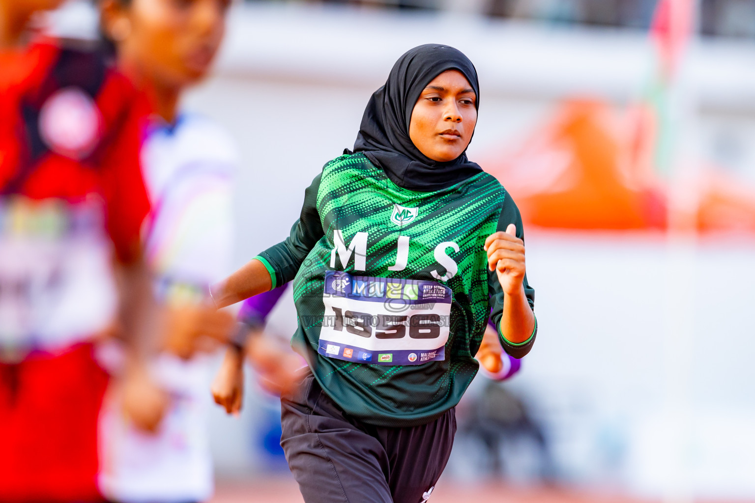 Day 5 of MWSC Interschool Athletics Championships 2024 held in Hulhumale Running Track, Hulhumale, Maldives on Wednesday, 13th November 2024. Photos by: Nausham Waheed / Images.mv