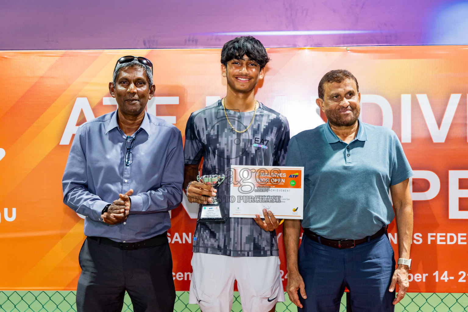 Day 4 of ATF Maldives Junior Open Tennis was held in Male' Tennis Court, Male', Maldives on Thursday, 12th December 2024. Photos: Nausham Waheed/ images.mv