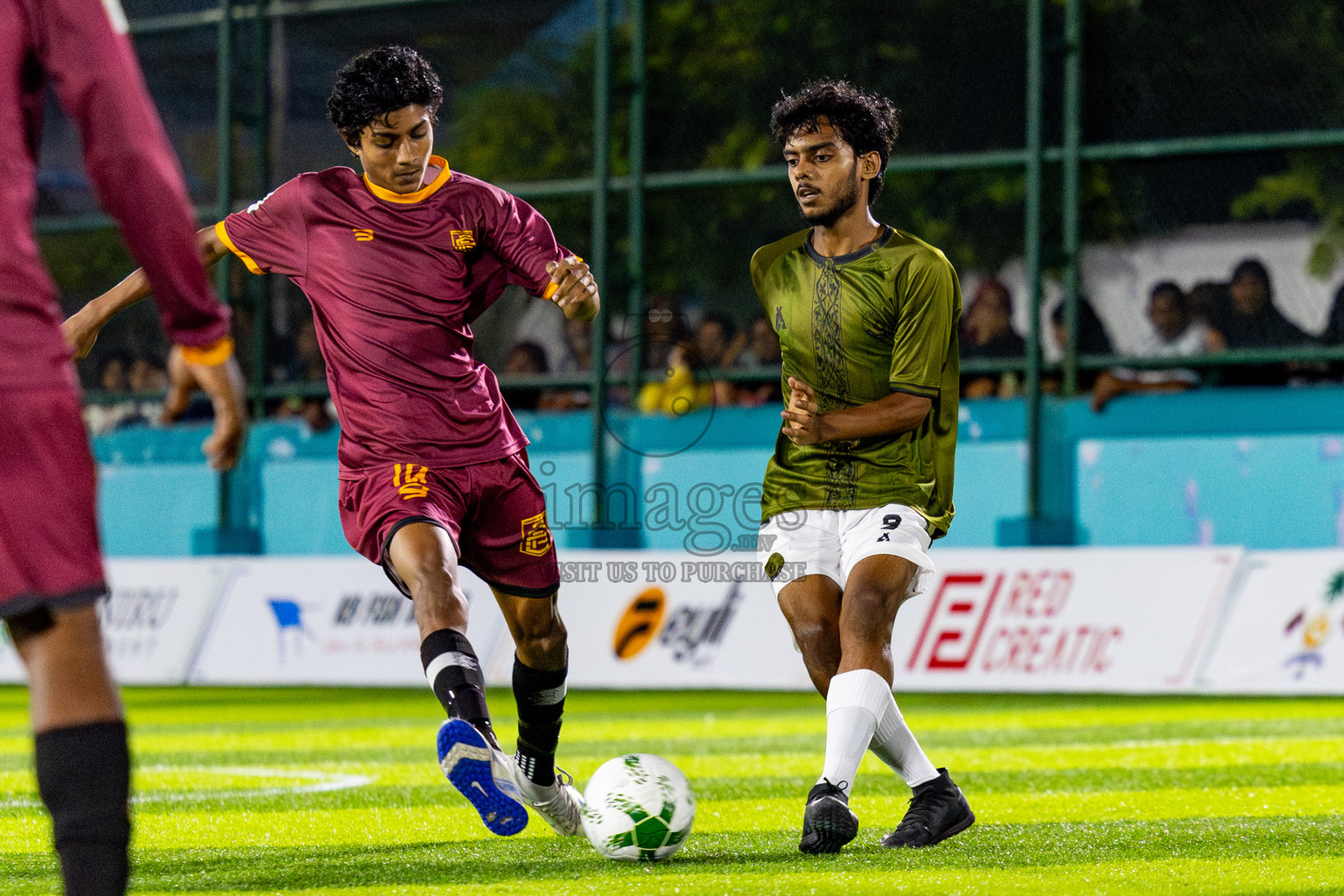 Comienzo fc vs The dee ess kay in Day 1 of Laamehi Dhiggaru Ekuveri Futsal Challenge 2025 was held on Thursday, 24th July 2025, at Dhiggaru Futsal Ground, Dhiggaru, Maldives Photos: Nausham Waheed / images.mv