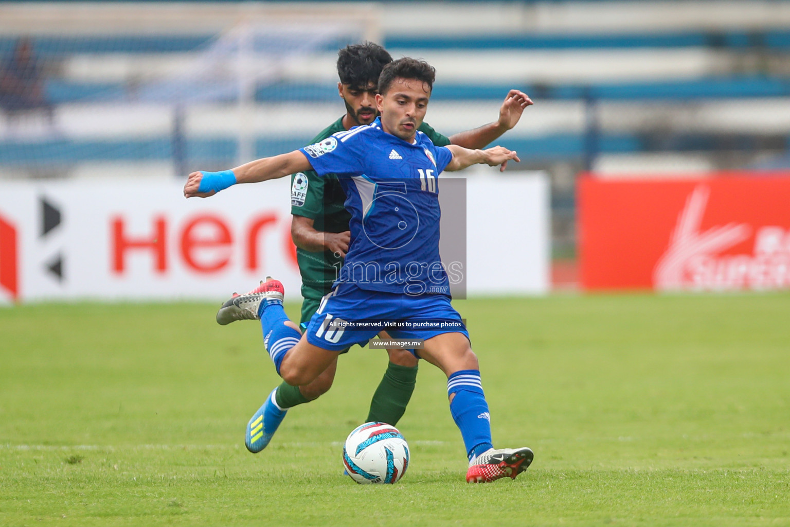 Pakistan vs Kuwait in SAFF Championship 2023 held in Sree Kanteerava Stadium, Bengaluru, India, on Saturday, 24th June 2023. Photos: Nausham Waheedh / images.mv