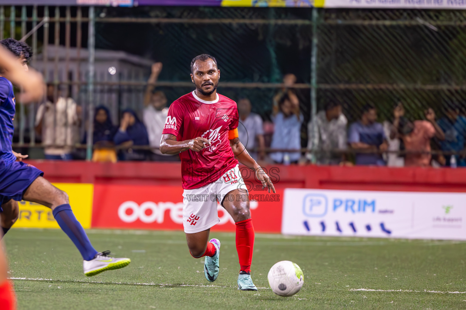 Lh Kurendhoo vs K Kaashidhoo on Day 36 of Golden Futsal Challenge 2024 was held on Wednesday, 21st February 2024, in Hulhumale', Maldives
Photos: Ismail Thoriq, / images.mv