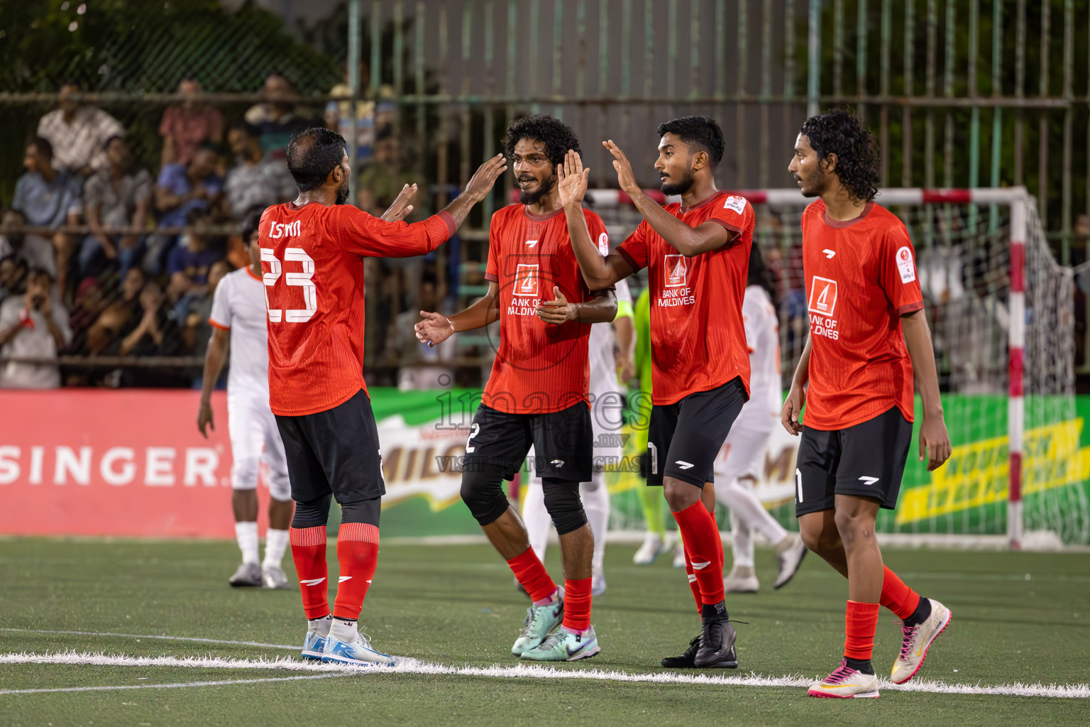 United BML vs Dhiraagu in Round of 16 of Club Maldives Cup 2024 held in Rehendi Futsal Ground, Hulhumale', Maldives on Tuesday, 8th October 2024. Photos: Ismail Thoriq / images.mv