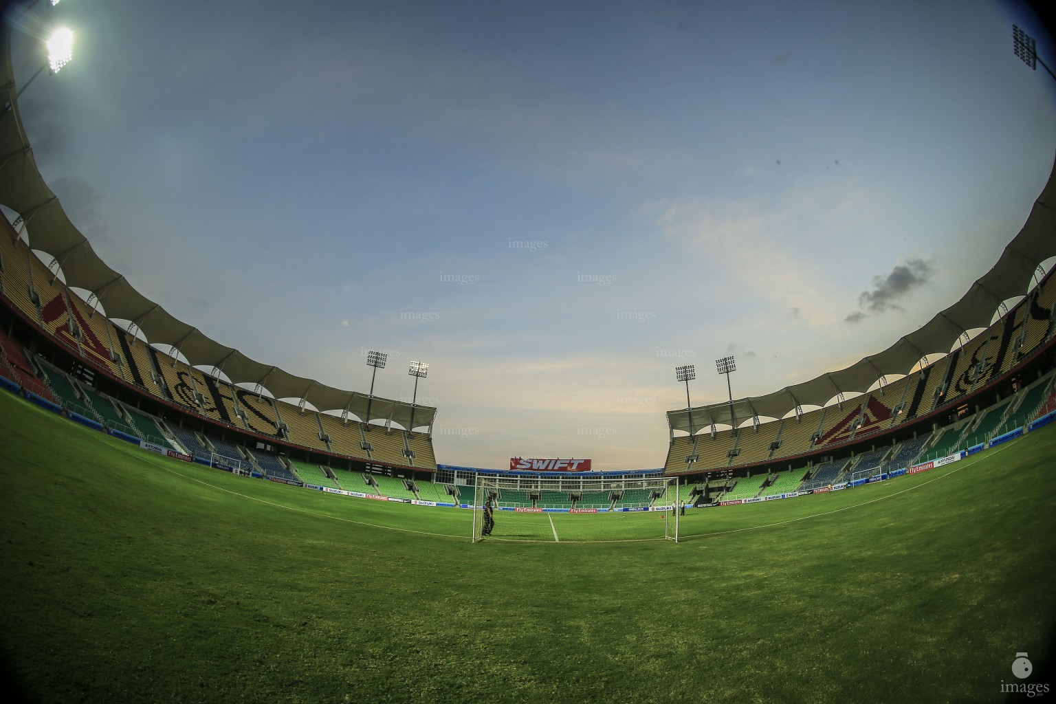 All matches of SAFF Suzuki Cup will be played in Trivandrum International Stadium in Thiruvananthapuram, India, Monday, December 21, 2015. (Images.mv Photo: Hussain Sinan)
