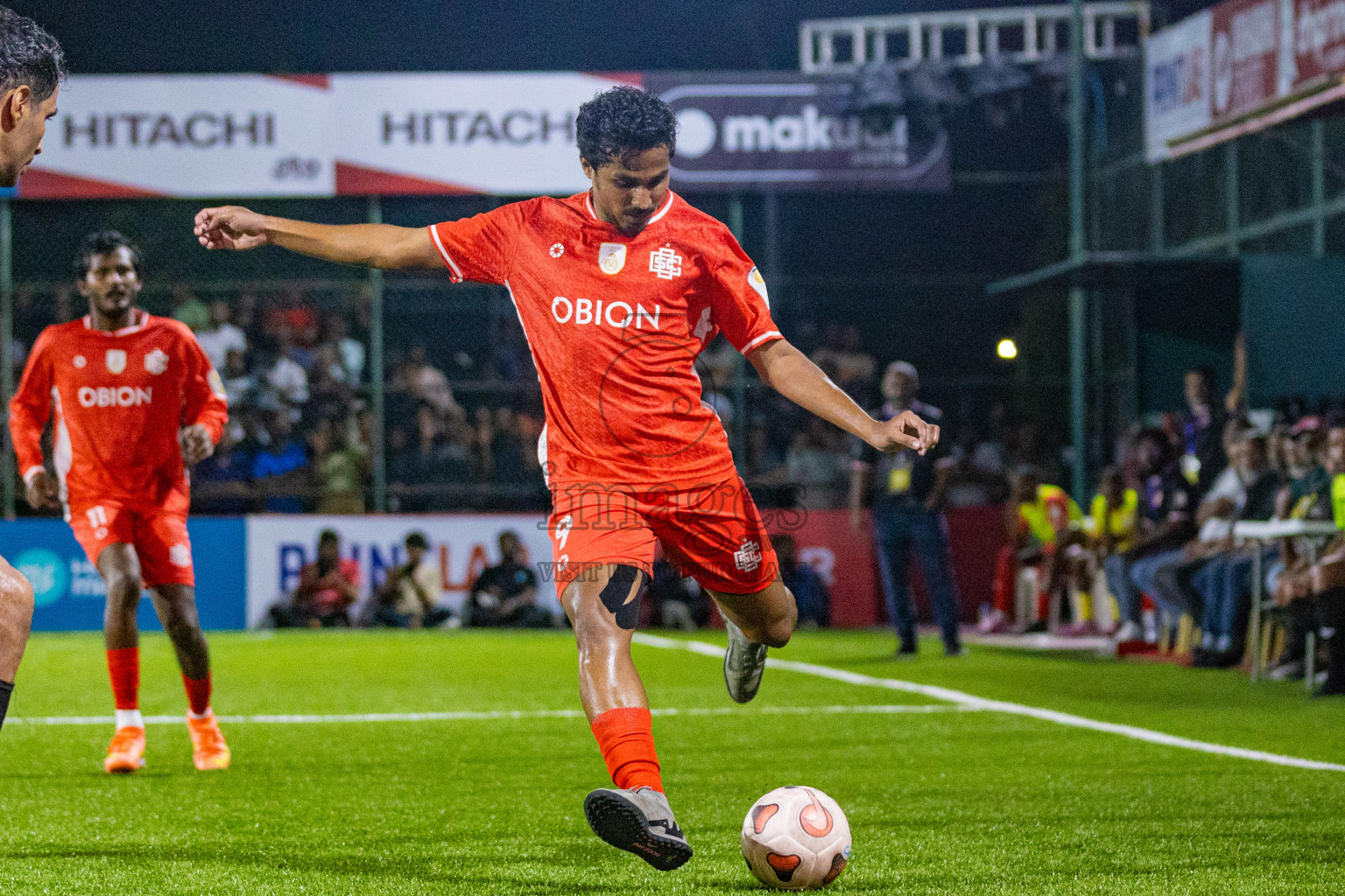 Road Recreation Club vs Club Combination SC Eydhafushi in Kings Cup Final of Club Maldives 2025 was held in Rehendhi Futsal Ground, Hulhumale', Maldives on Tuesday, 9th September 2025. Photos: Areef Adam / images.mv