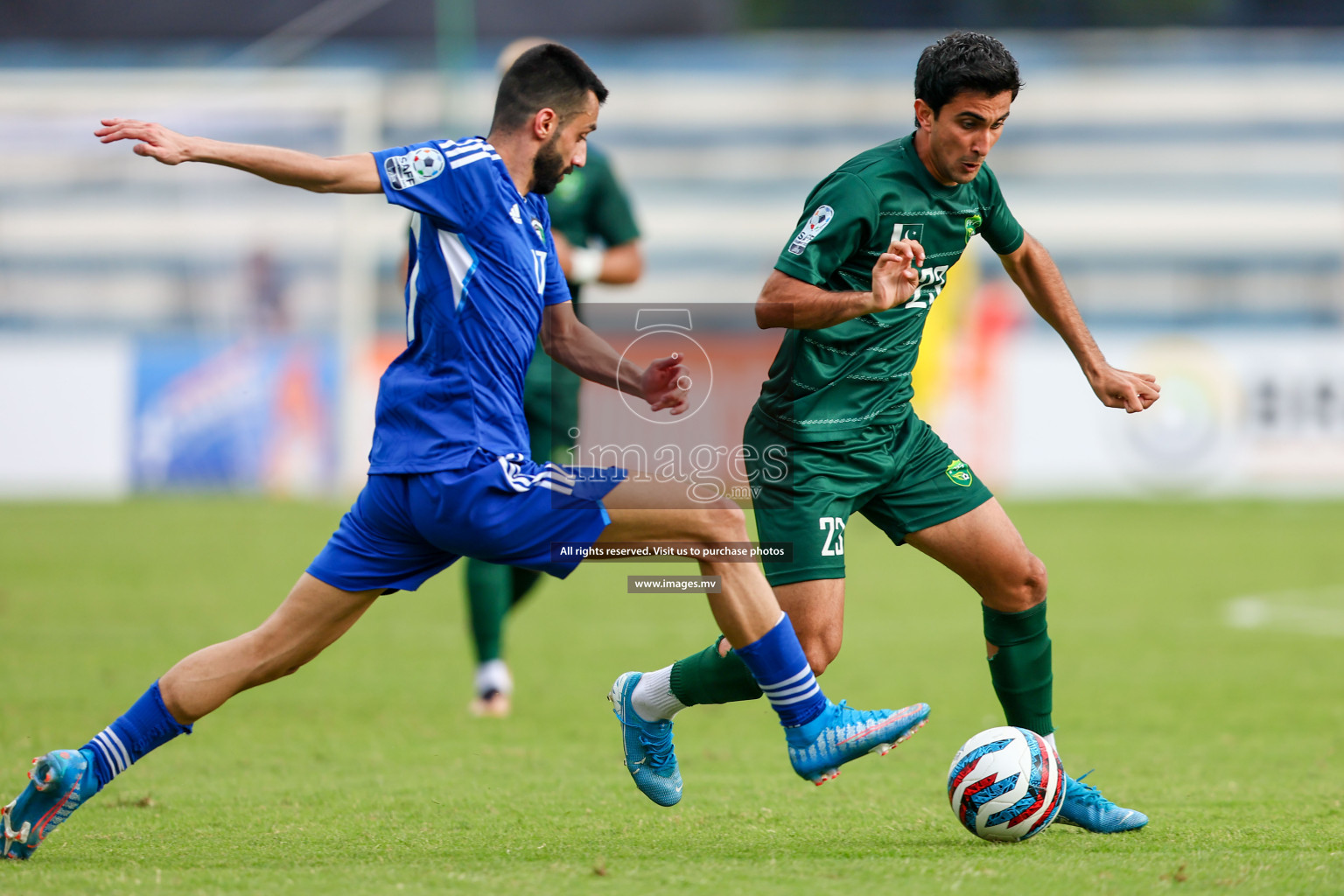 Pakistan vs Kuwait in SAFF Championship 2023 held in Sree Kanteerava Stadium, Bengaluru, India, on Saturday, 24th June 2023. Photos: Hassan Simah / images.mv