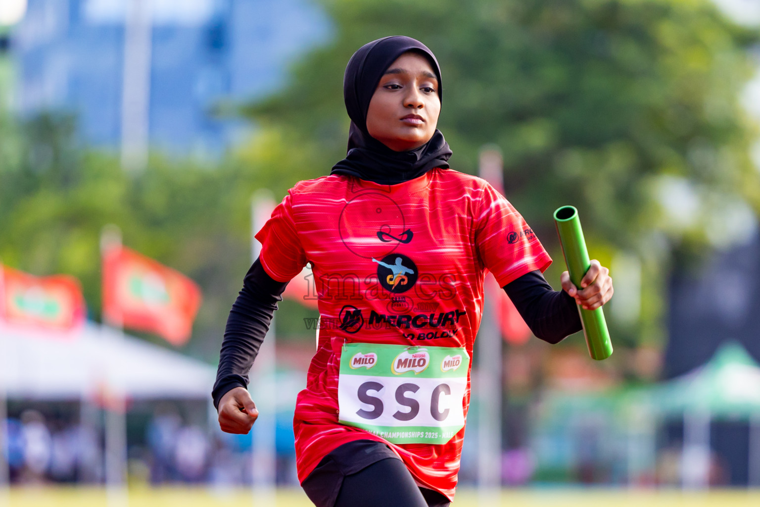 Day 3 of National Athletics Championship 2025 was held at Ekuveni Running Ground in Male', Maldives on Saturday, 16th August 2025. Photos: Nausham Waheed / images.mv
