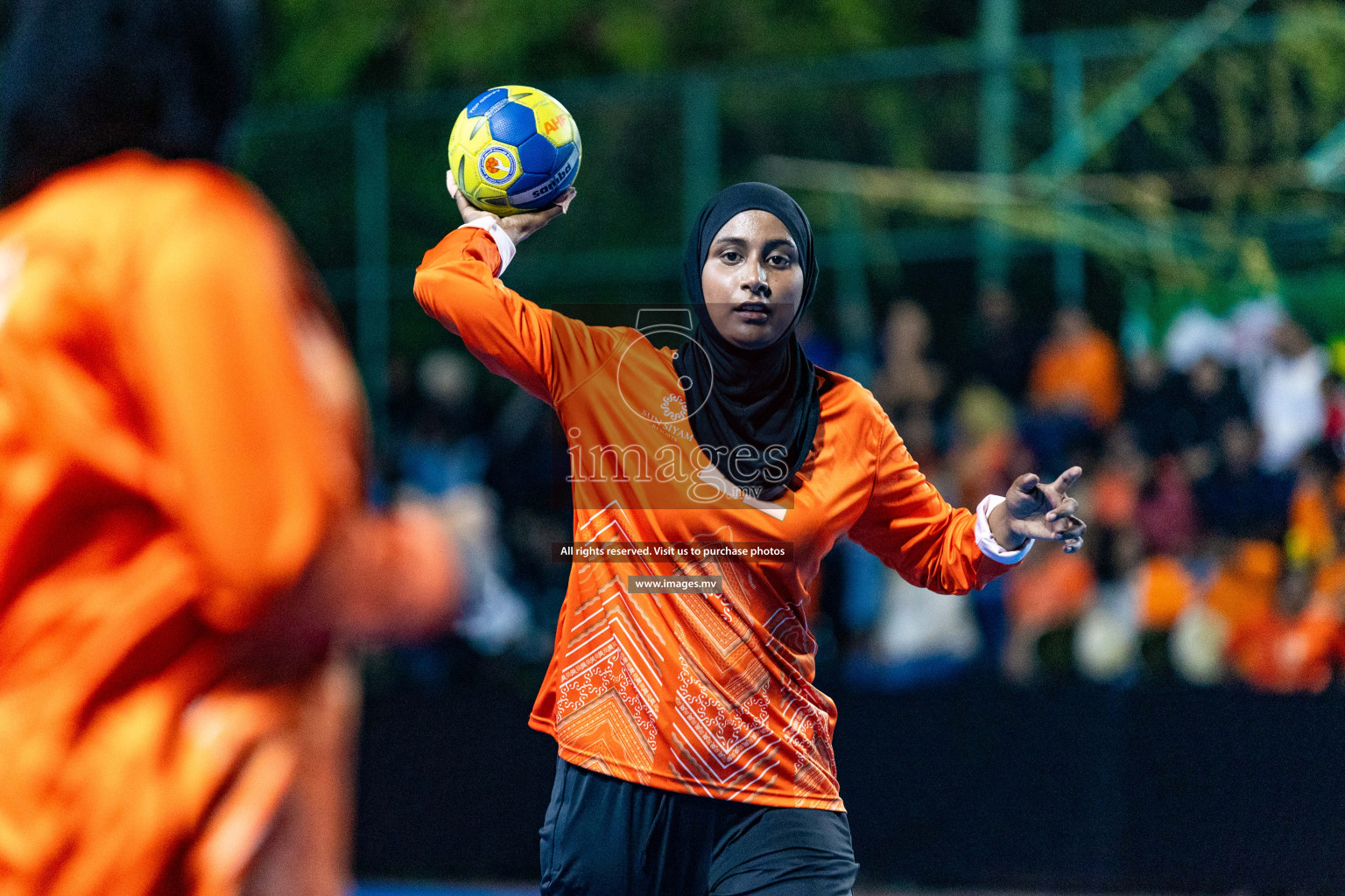 Day 2 of 7th Inter-Office/Company Handball Tournament 2023, held in Handball ground, Male', Maldives on Saturday, 17th September 2023 Photos: Nausham Waheed/ Images.mv