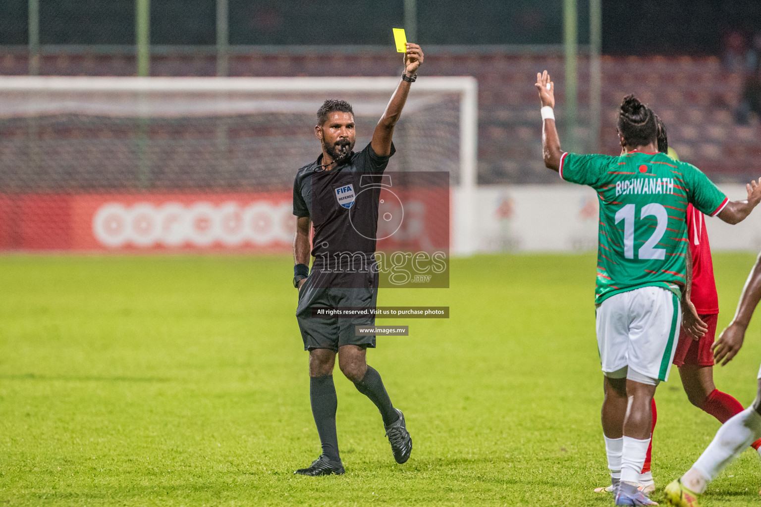 Maldives vs Bangladesh Friendly Match 24 Mar 2022 at Galolhu Rasmee Stadium Malé photos by Nausham Waheed