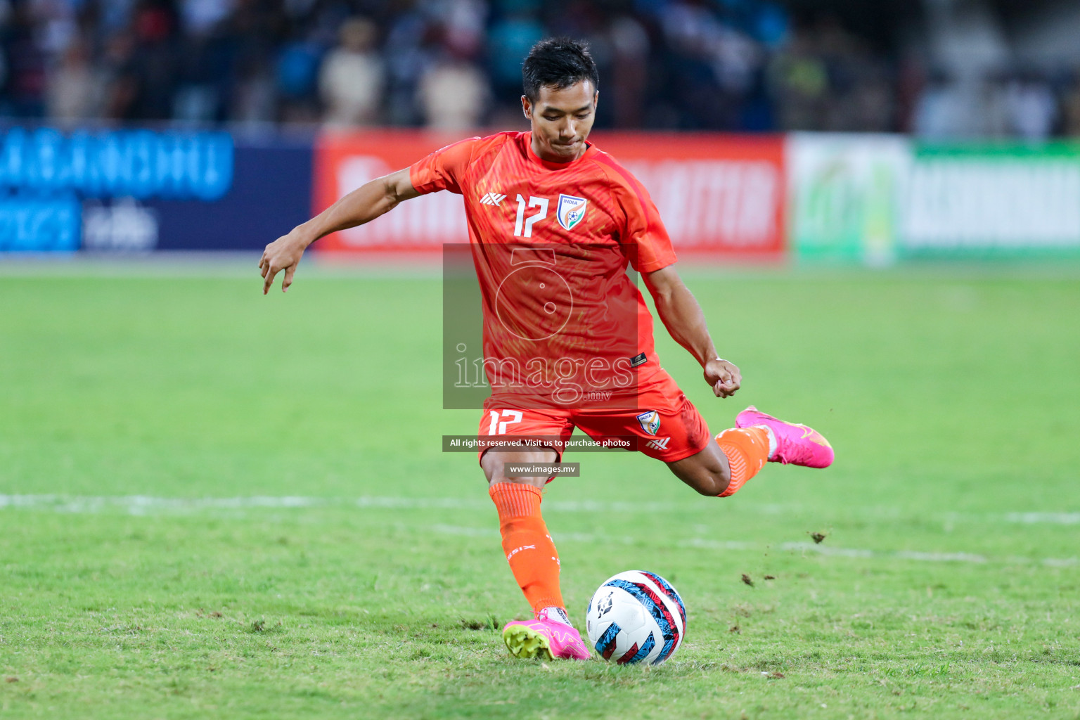 Kuwait vs India in the Final of SAFF Championship 2023 held in Sree Kanteerava Stadium, Bengaluru, India, on Tuesday, 4th July 2023. Photos: Nausham Waheed, Hassan Simah / images.mv