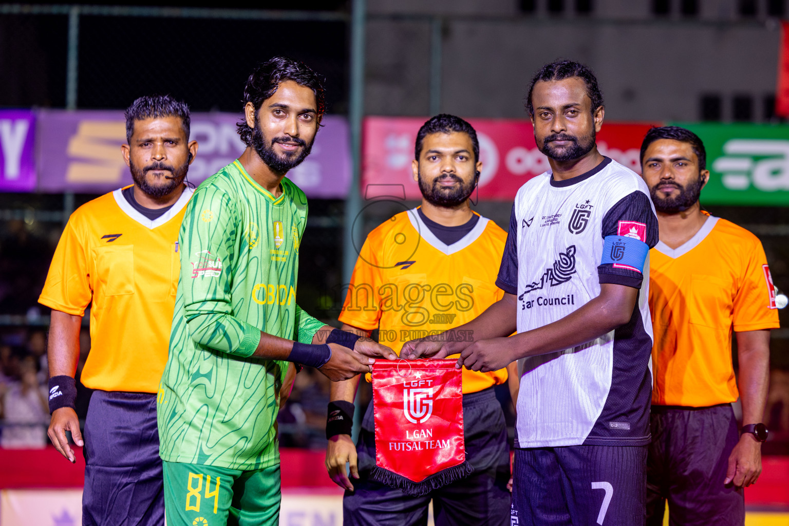 Opening of Golden Futsal Challenge 2025 with Charity Shield Match between L.Gan vs B.Eydhafushi was held on Saturday, 4th January 2025, in Hulhumale', Maldives Photos: Nausham Waheed , Ismail Thoriq / images.mv