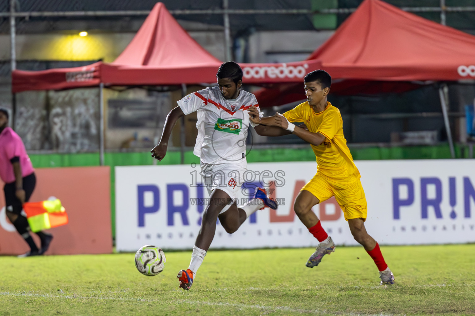 Day 10 of Dhivehi Youth League 2024 was held at Henveiru Stadium, Male', Maldives on Sunday, 15th December 2024.
Photos: Ismail Thoriq / Images.mv