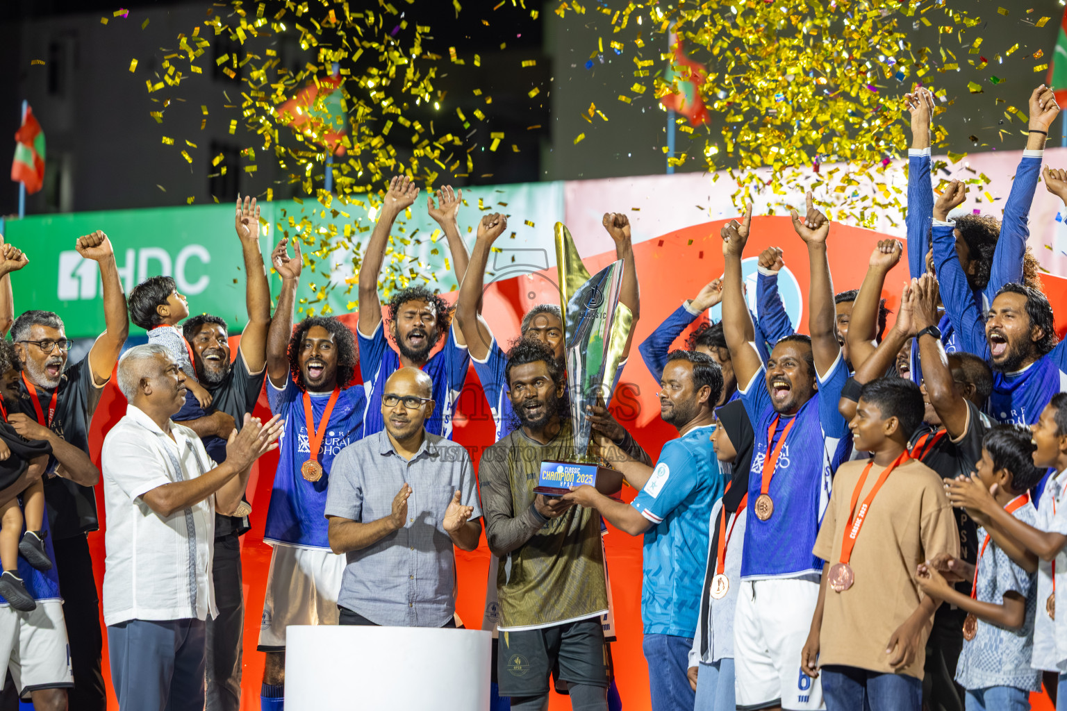 HPSN vs Club Binara in the finals of Club Maldives Classic 2025 at Rehendhi Futsal Grounds, Hulhumale, Maldives, on Monday, 6th October 2025. Photos: Ismail Thoriq, Mohamed Mahefooz Moosa / images.mv