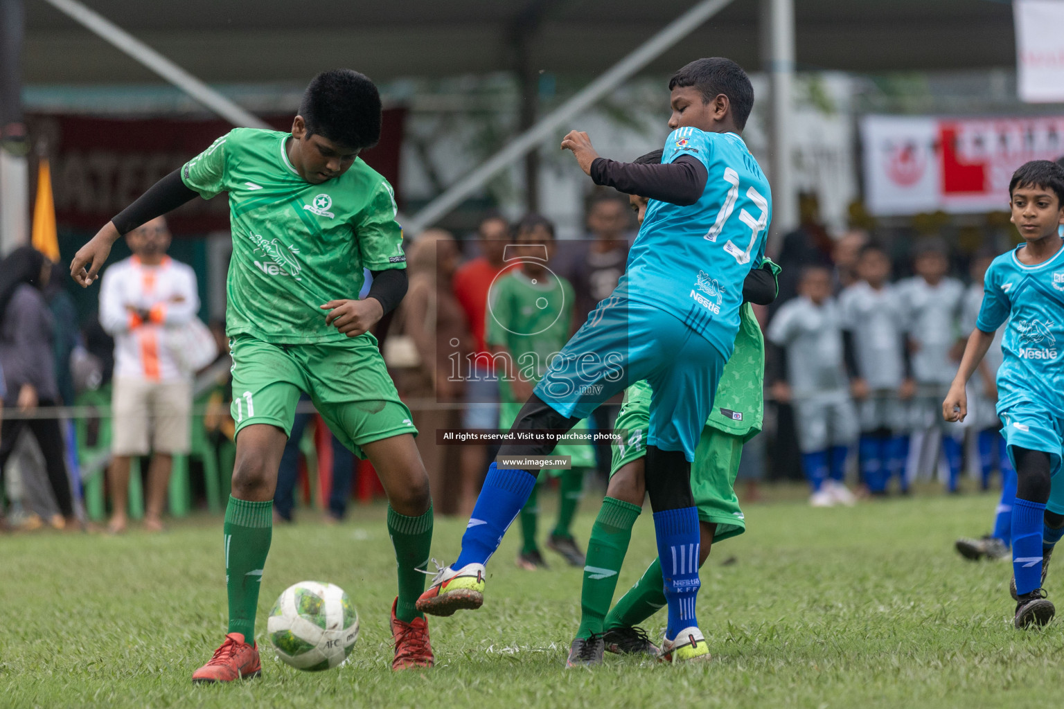 Day 1 of Nestle kids football fiesta, held in Henveyru Football Stadium, Male', Maldives on Wednesday, 11th October 2023 Photos: Shut Abdul Sattar/ Images.mv