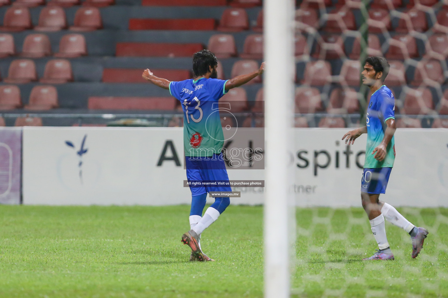 President's Cup 2023 - Club Valencia vs Super United Sports, held in National Football Stadium, Male', Maldives  Photos: Mohamed Mahfooz Moosa/ Images.mv