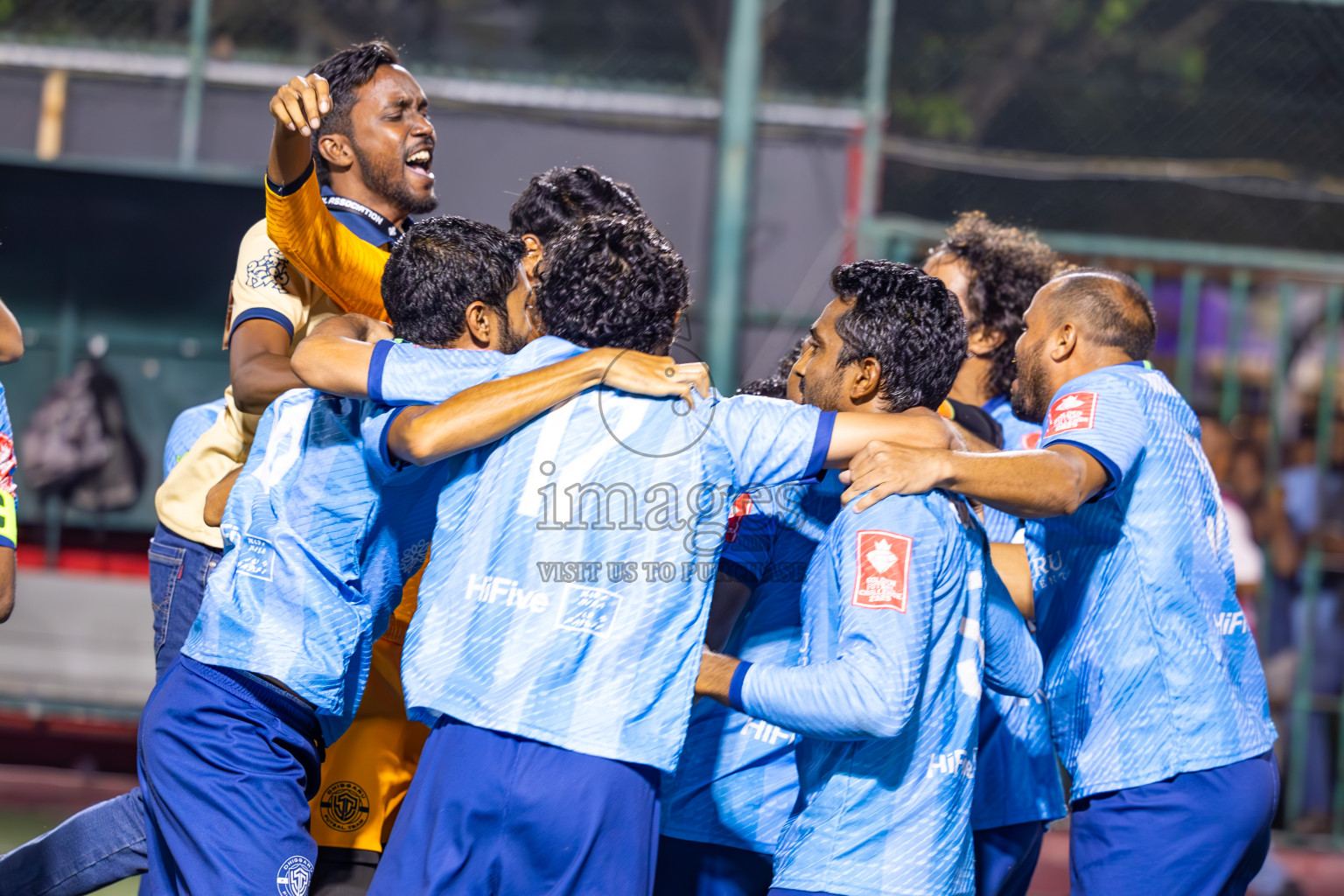 M Dhiggaru vs M Muli in Meemu Atoll Finals in Day 25 of Golden Futsal Challenge 2025 was held on Wednesday , 28th January 2025, in Hulhumale', Maldives. Photos: Ismail Thoriq / images.mv