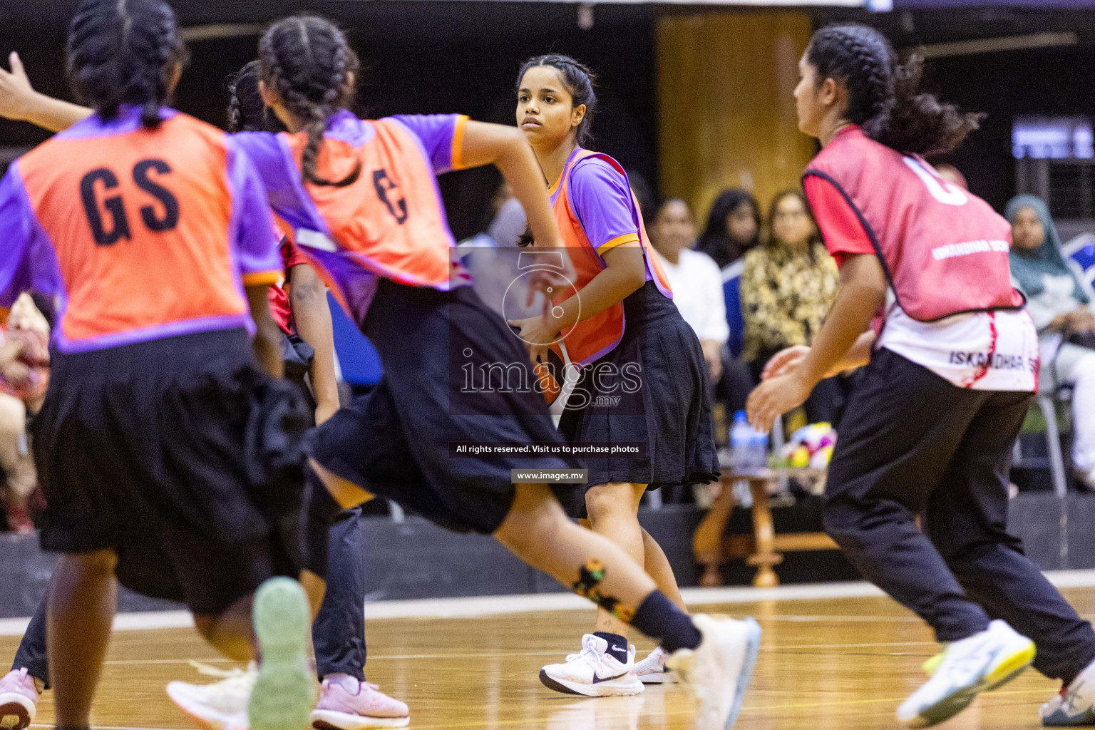 Final of 24th Interschool Netball Tournament 2023 was held in Social Center, Male', Maldives on 7th November 2023. Photos: Nausham Waheed / images.mv