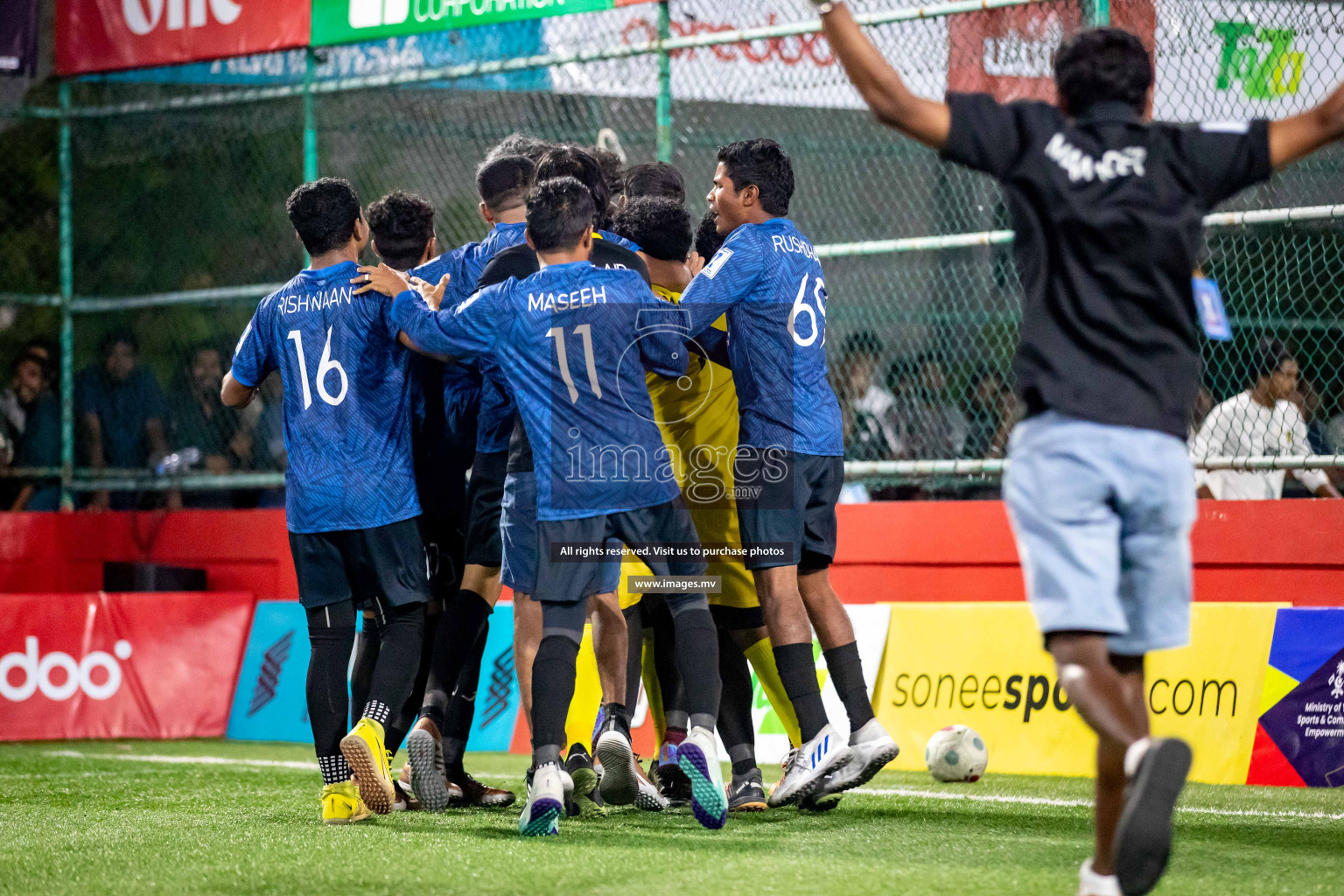 HA. Vashafaru vs HA. Utheemu in Day 13 of Golden Futsal Challenge 2023 on 17 February 2023 in Hulhumale, Male, Maldives