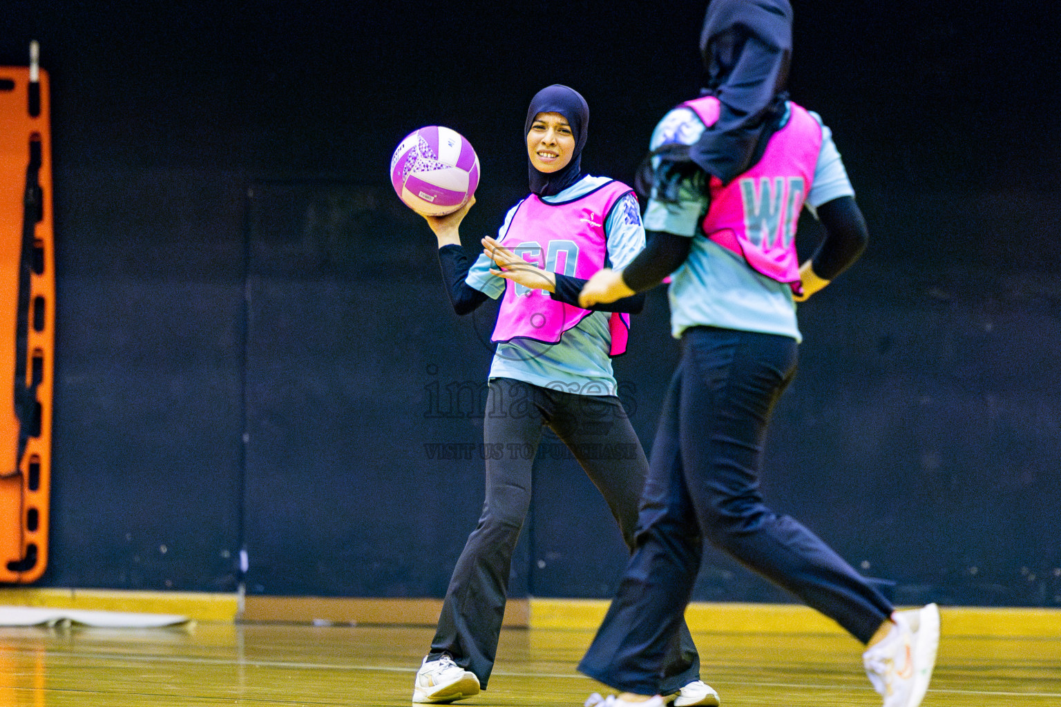 Xenith Sports Club vs MV Netters in Day 10 of National Netball Tournament 2025 held in Social Center at Male', Maldives on Tuesday, 27th May 2025. Photos: Nausham Waheed / images.mv