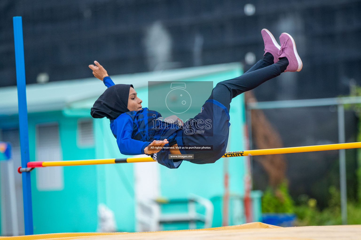 Day two of Inter School Athletics Championship 2023 was held at Hulhumale' Running Track at Hulhumale', Maldives on Sunday, 15th May 2023. Photos: Nausham Waheed / images.mv