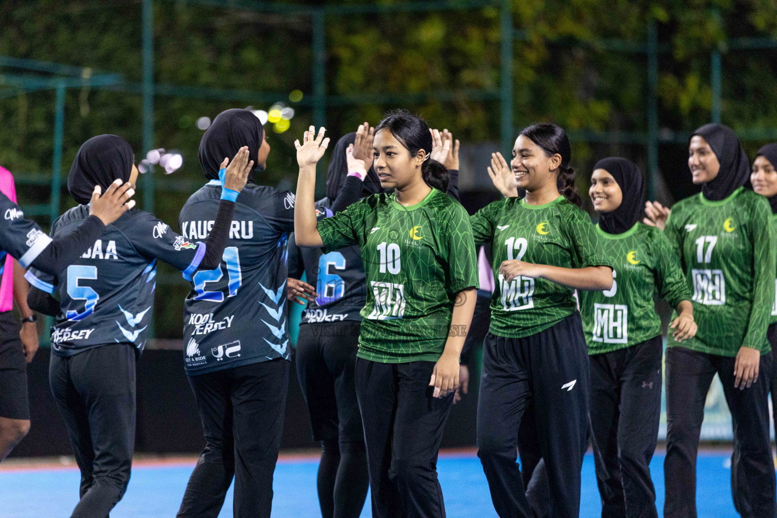 Day 20 of 10th National Handball Tournament 2023, held in Handball ground, Male', Maldives on Wednesday, 20th December 2023 Photos: Nausham Waheed/ Images.mv