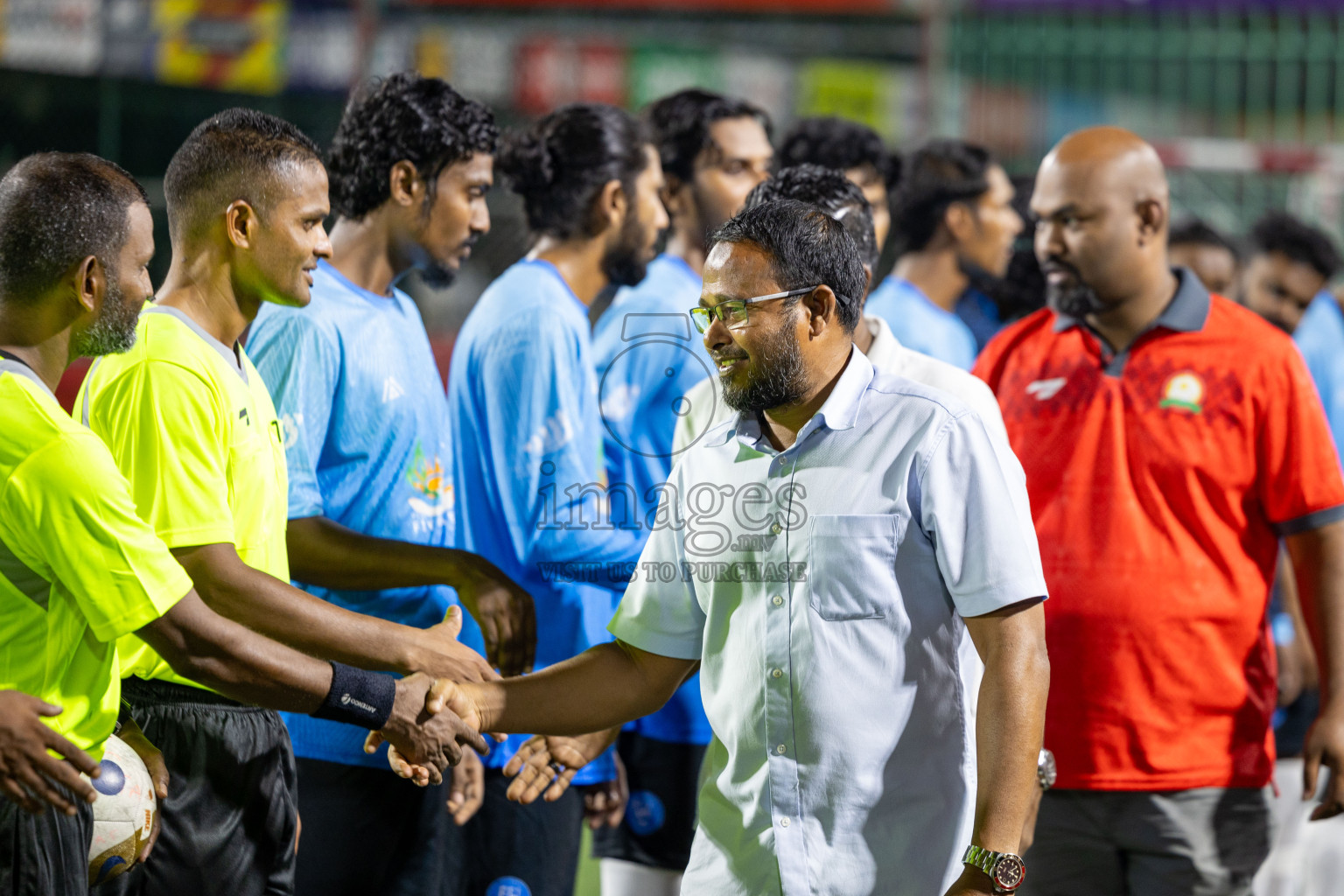 GDh. Fiyoaree VS GDh. Vaadhoo in Day 7 of Golden Futsal Challenge 2025 was held on Saturday, 11th January 2025, in Hulhumale', Maldives Photos: Hassan Simah / images.mv