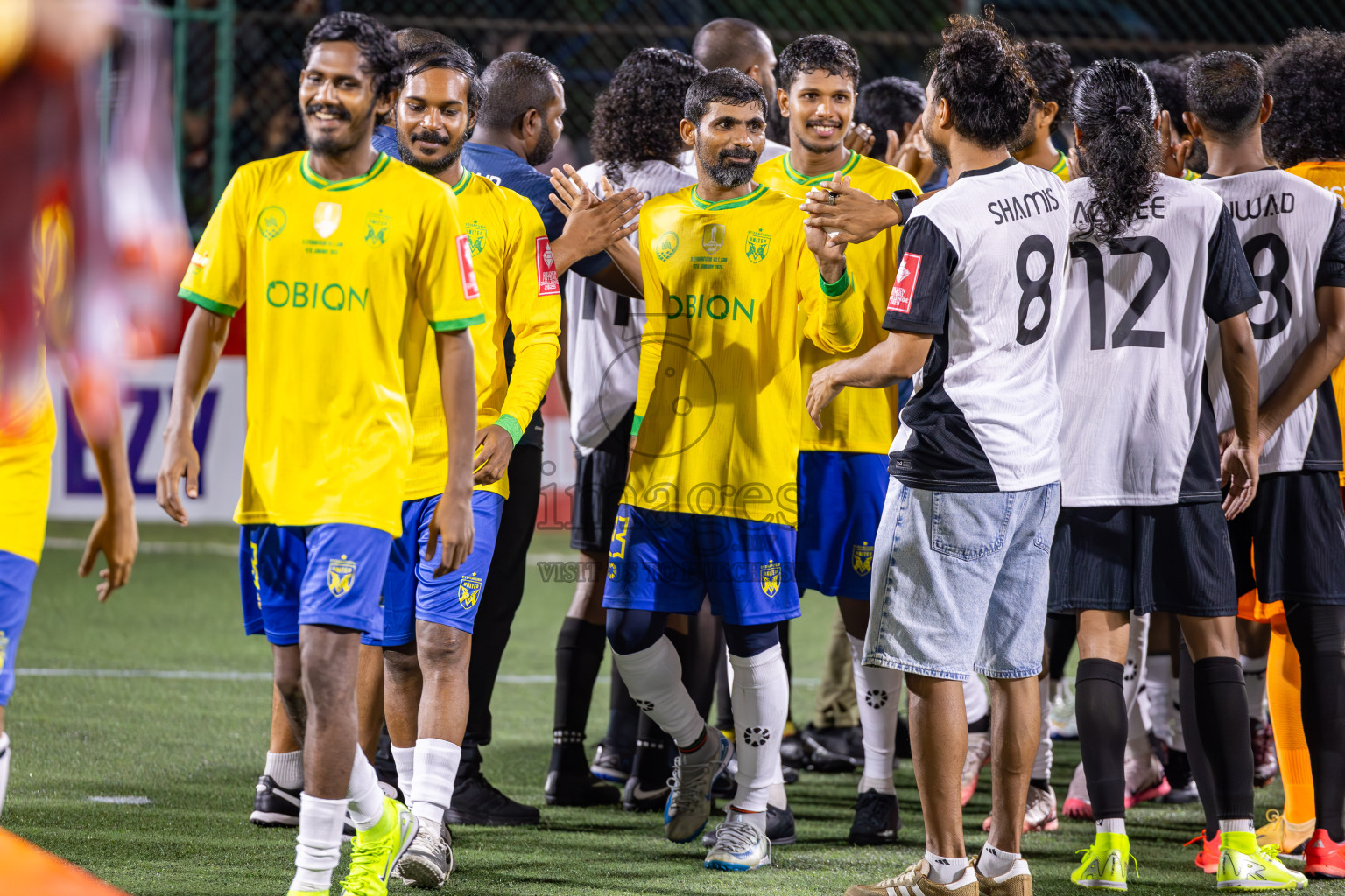 Opening of Golden Futsal Challenge 2025 with Charity Shield Match between L.Gan vs B.Eydhafushi was held on Saturday, 4th January 2025, in Hulhumale', Maldives Photos: Ismail Thoriq / images.mv