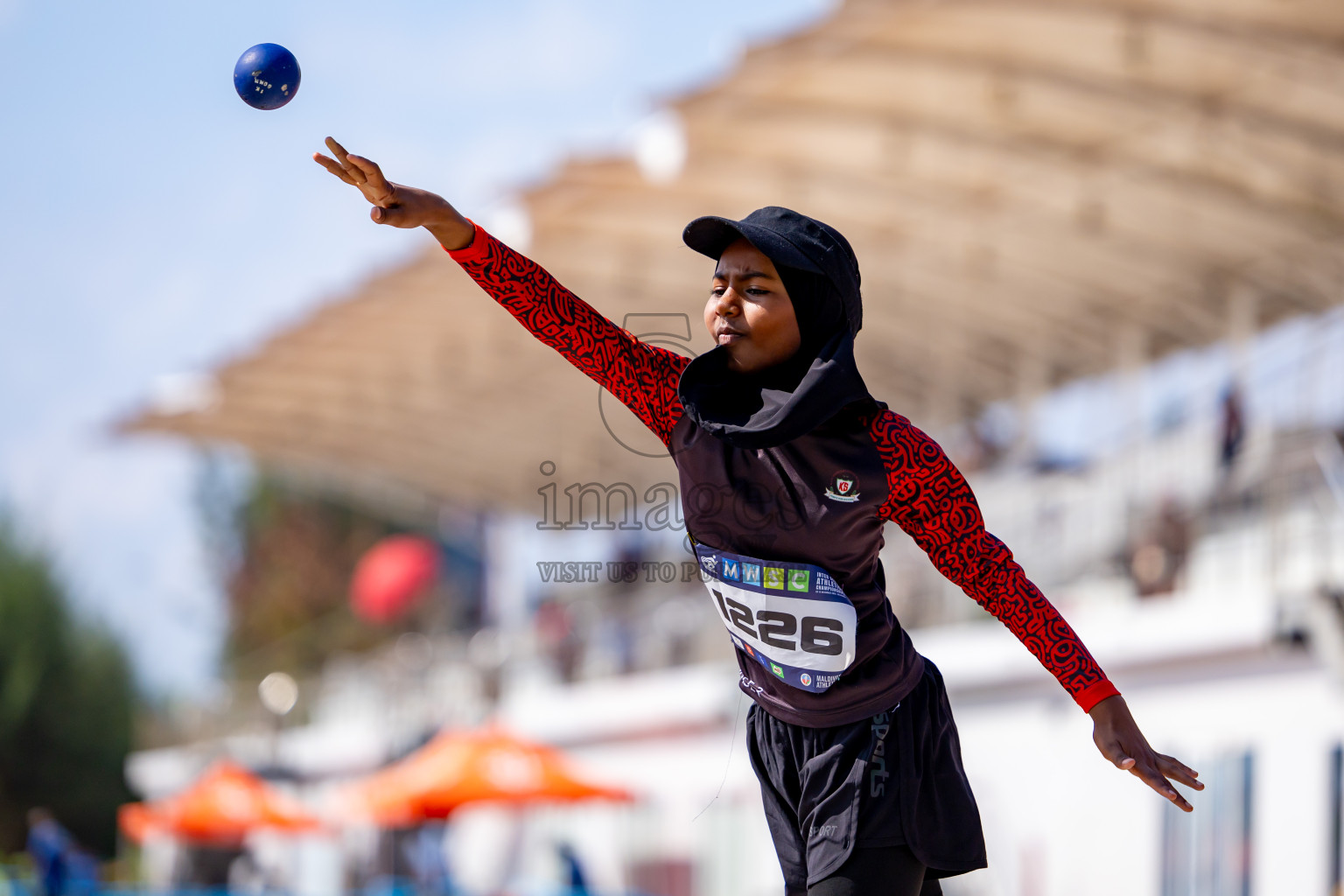 Day 4 of MWSC Interschool Athletics Championships 2024 held in Hulhumale Running Track, Hulhumale, Maldives on Tuesday, 12th November 2024. Photos by: Nausham Waheed / Images.mv