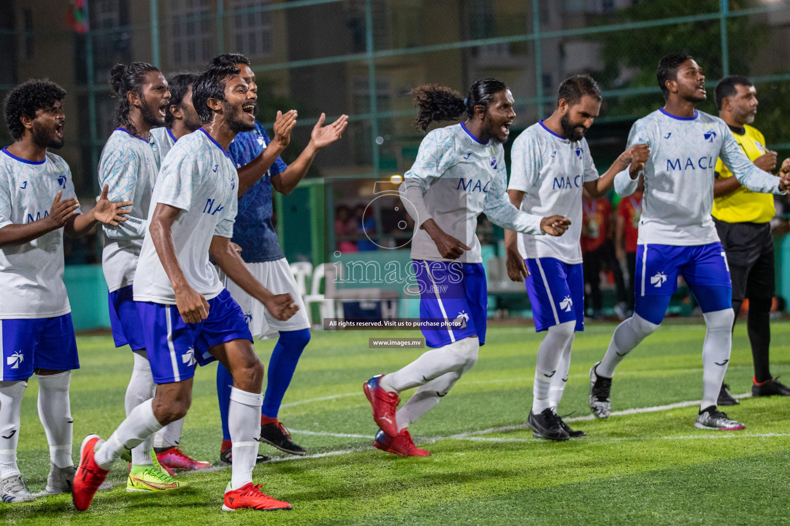 Prison Club vs MACL in the Quarter Finals of Club Maldives 2021 held at Hulhumale;, on 12th December 2021 Photos: Ismail Thoriq / images.mv