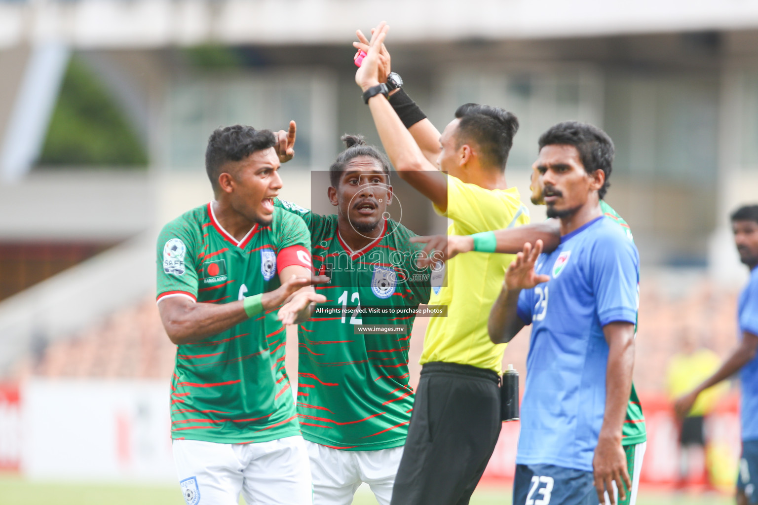 Bangladesh vs Maldives in SAFF Championship 2023 held in Sree Kanteerava Stadium, Bengaluru, India, on Saturday, 25th June 2023. Photos: Nausham Waheed, Hassan Simah / images.mv