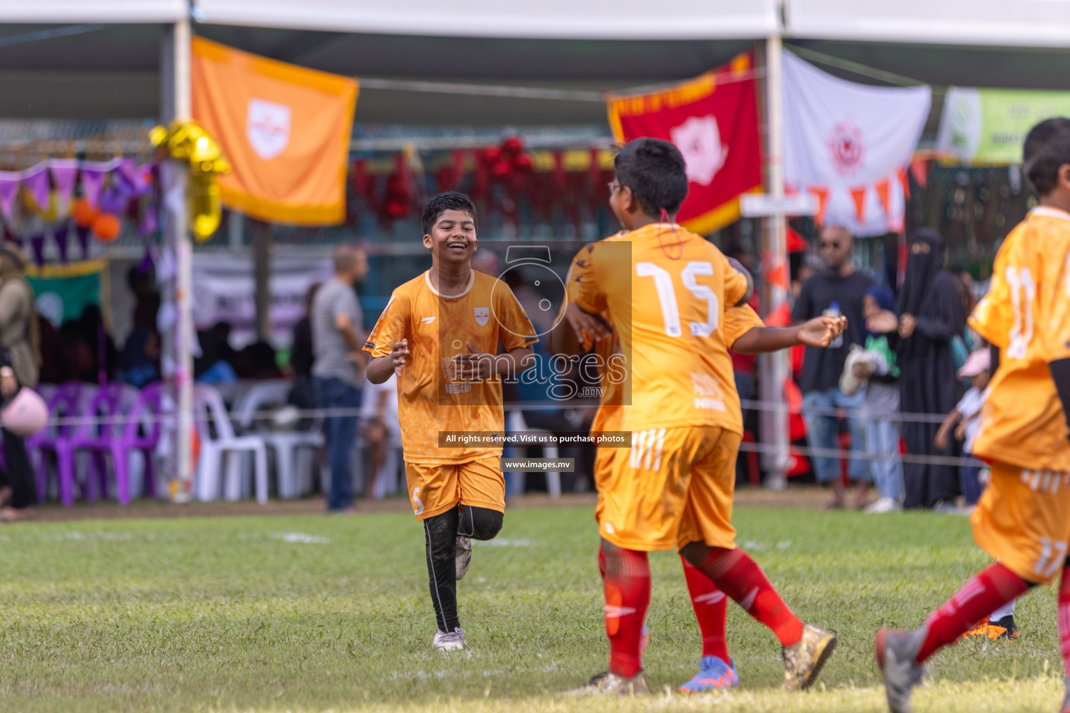 Day 3 of Nestle Kids Football Fiesta, held in Henveyru Football Stadium, Male', Maldives on Friday, 13th October 2023
Photos: Hassan Simah, Ismail Thoriq / images.mv